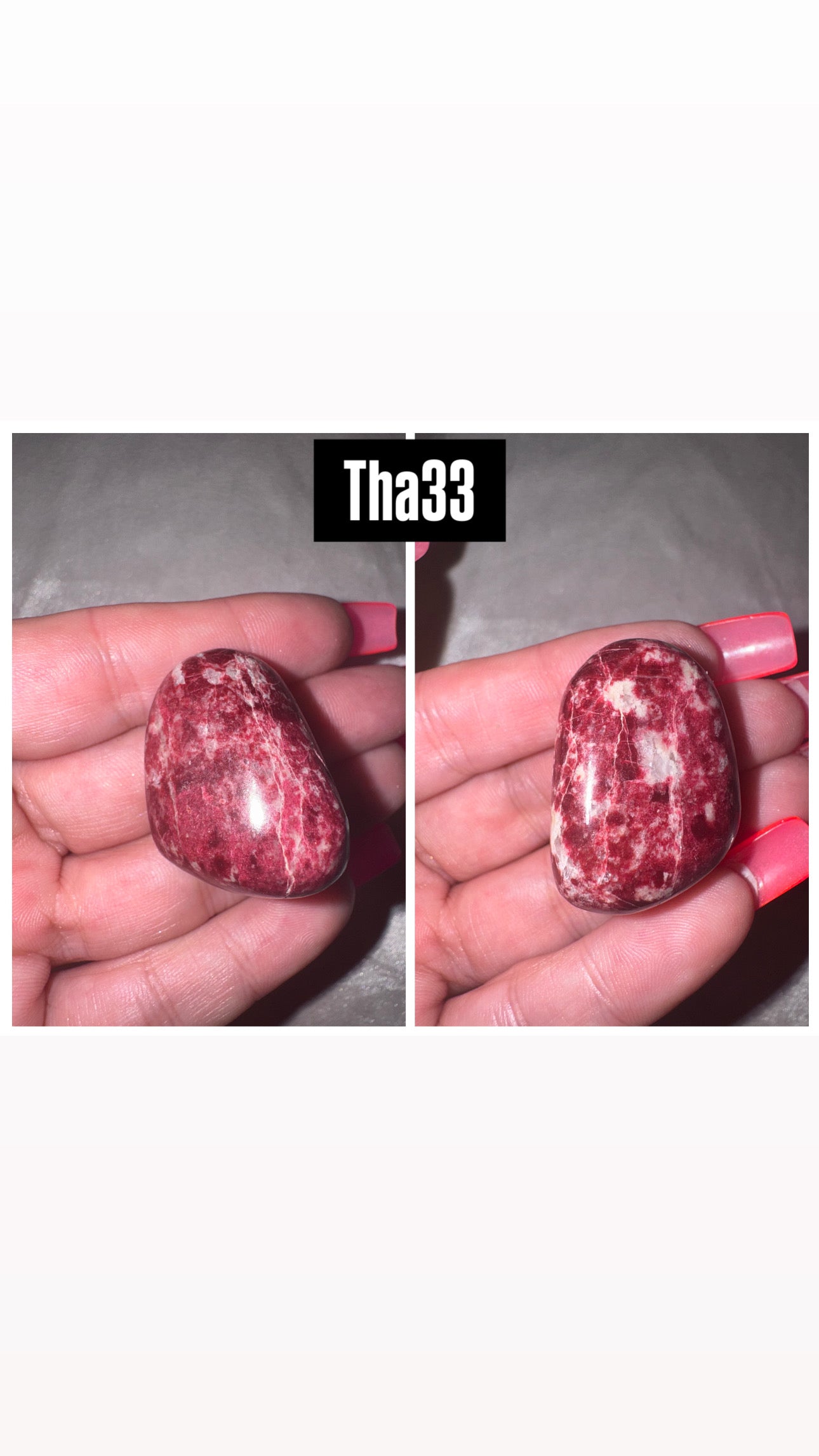 Thulite Polished Piece