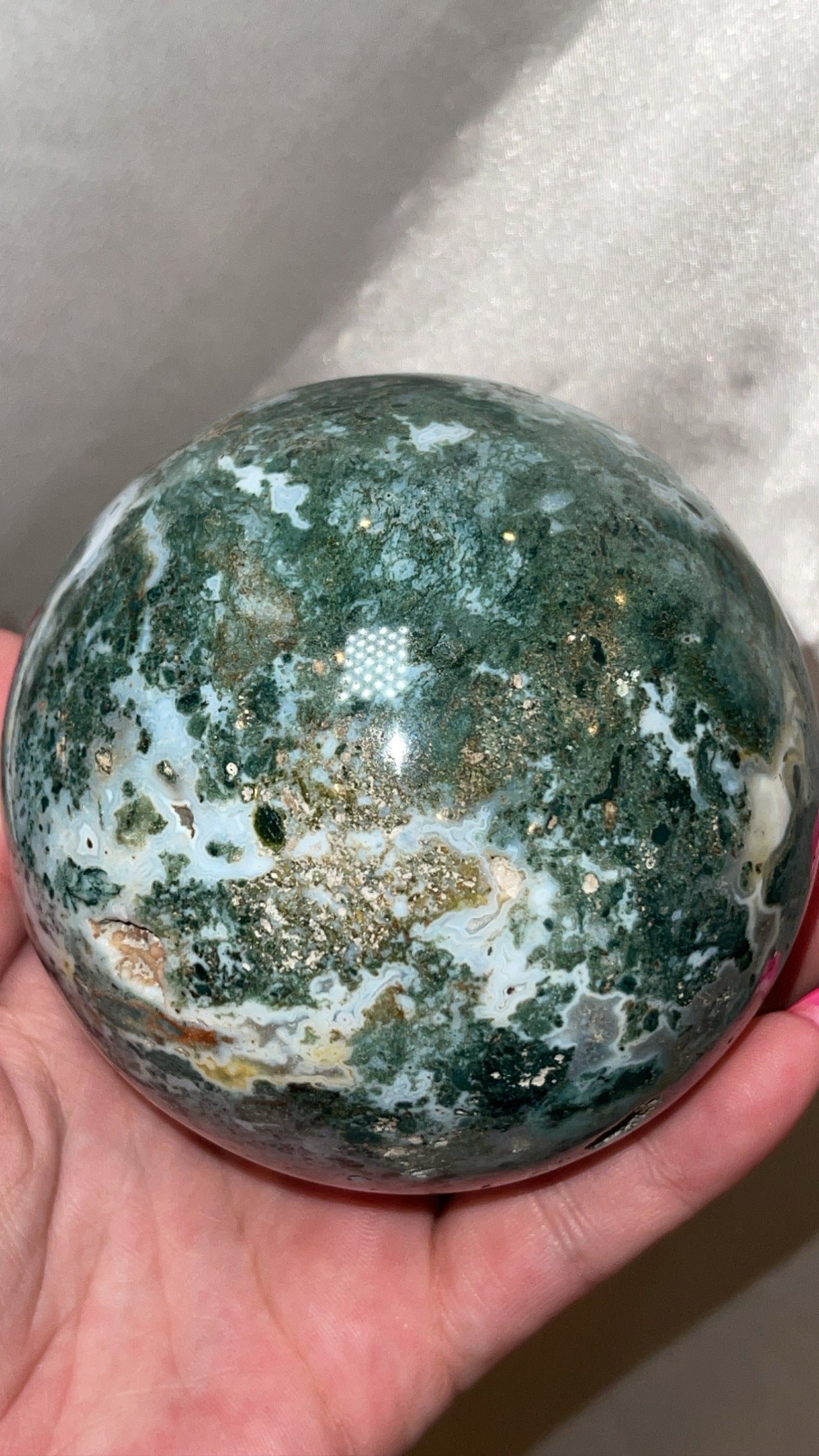 Ocean Jasper AAA XL Sphere (88mm)