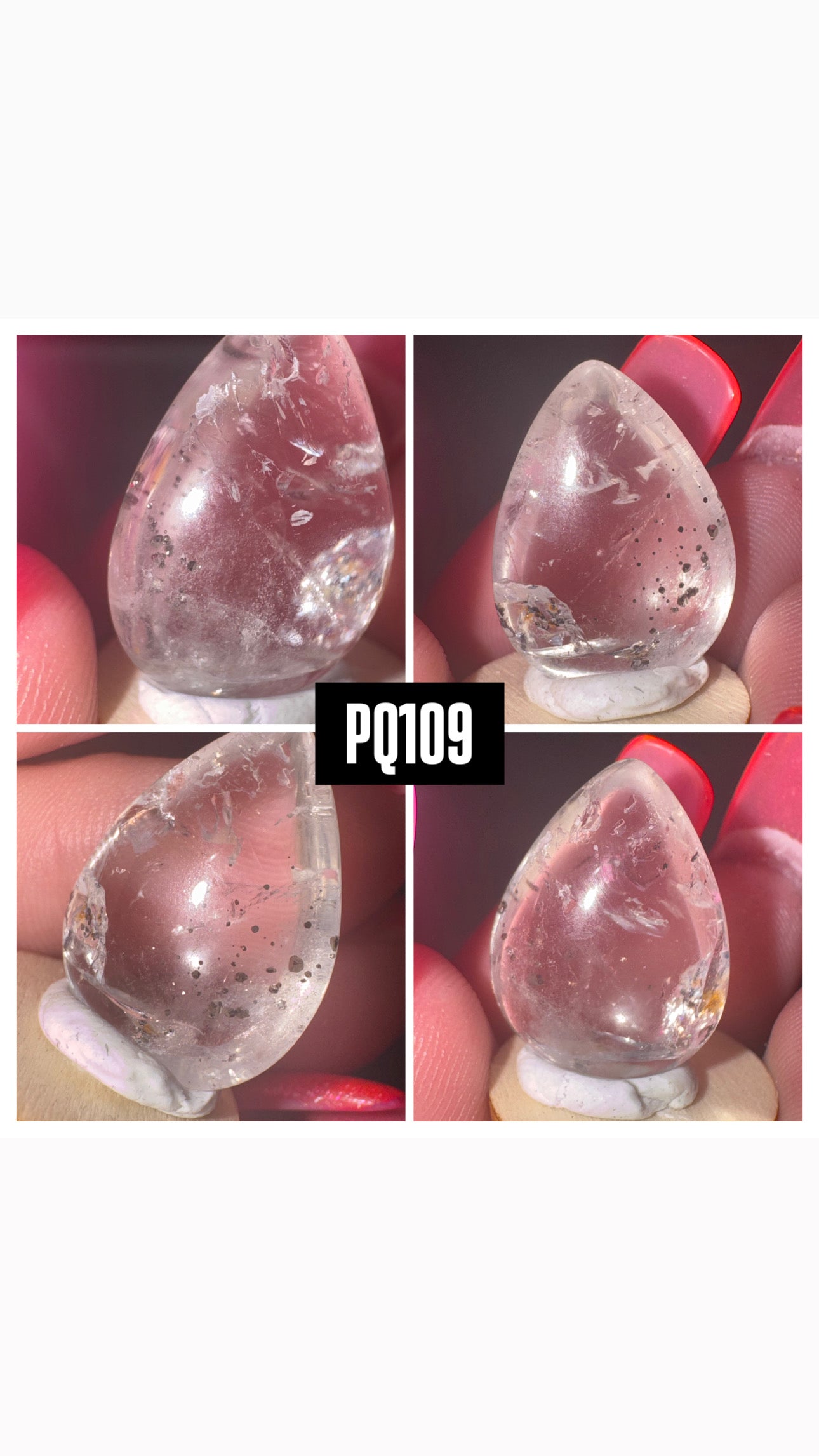 Pyrite Included Quartz Rare