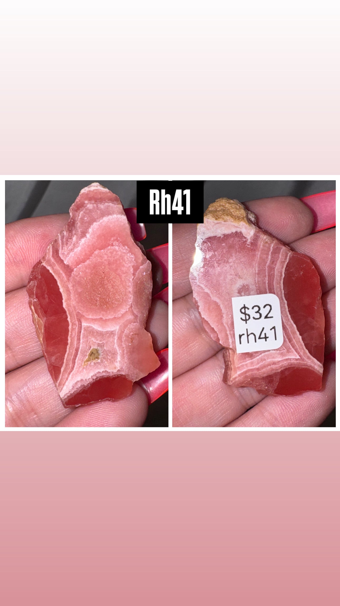 Rhodochrosite AAA Slab