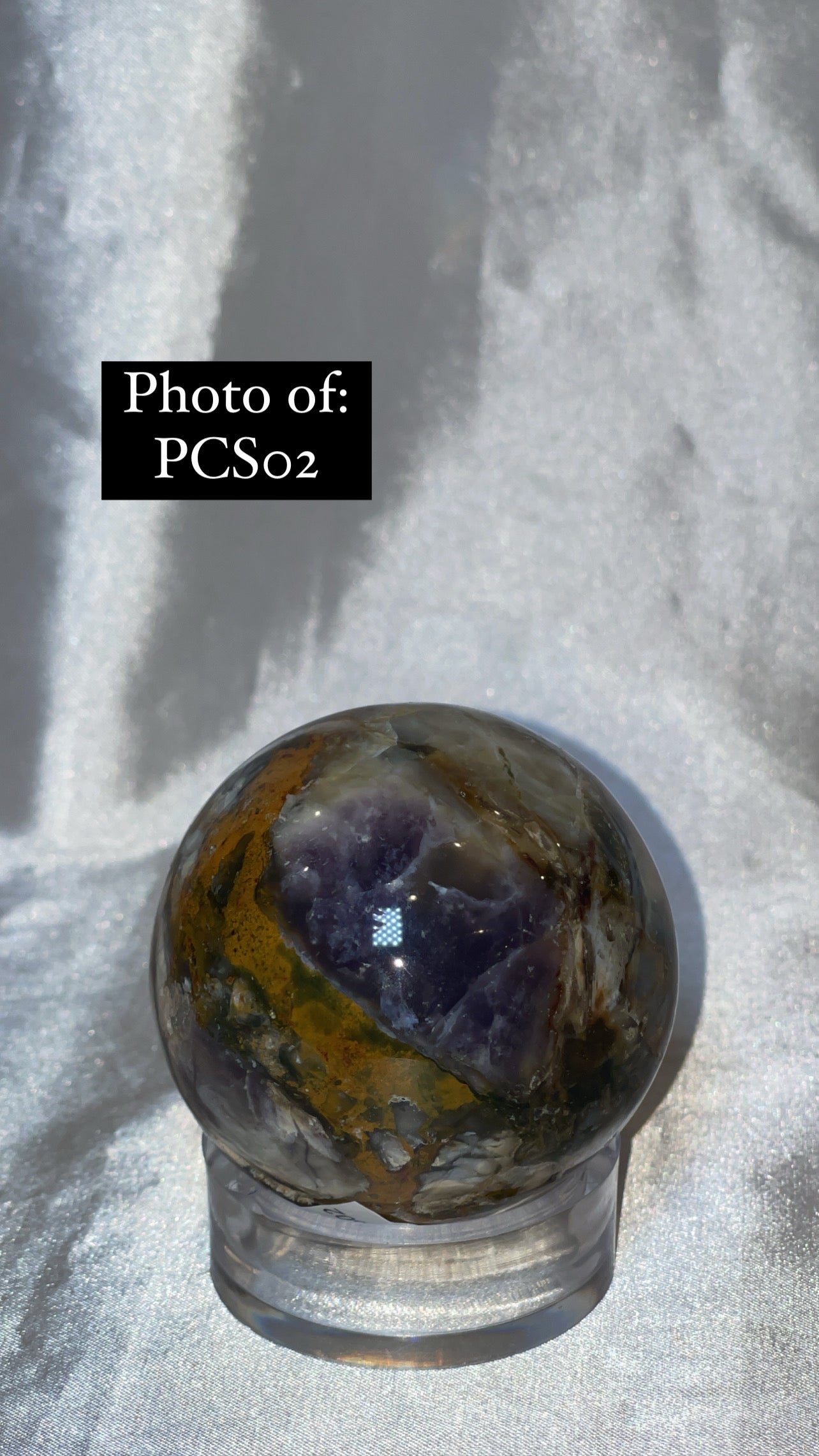 Purple Chalcedony AAA Large Sphere