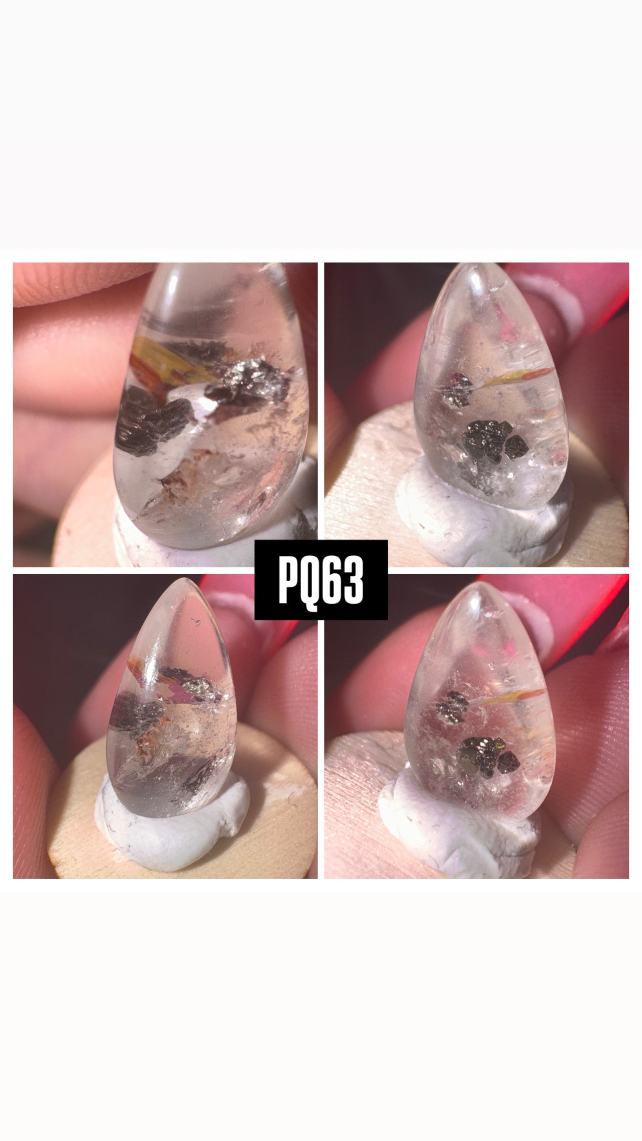 Pyrite include Quartz Rare