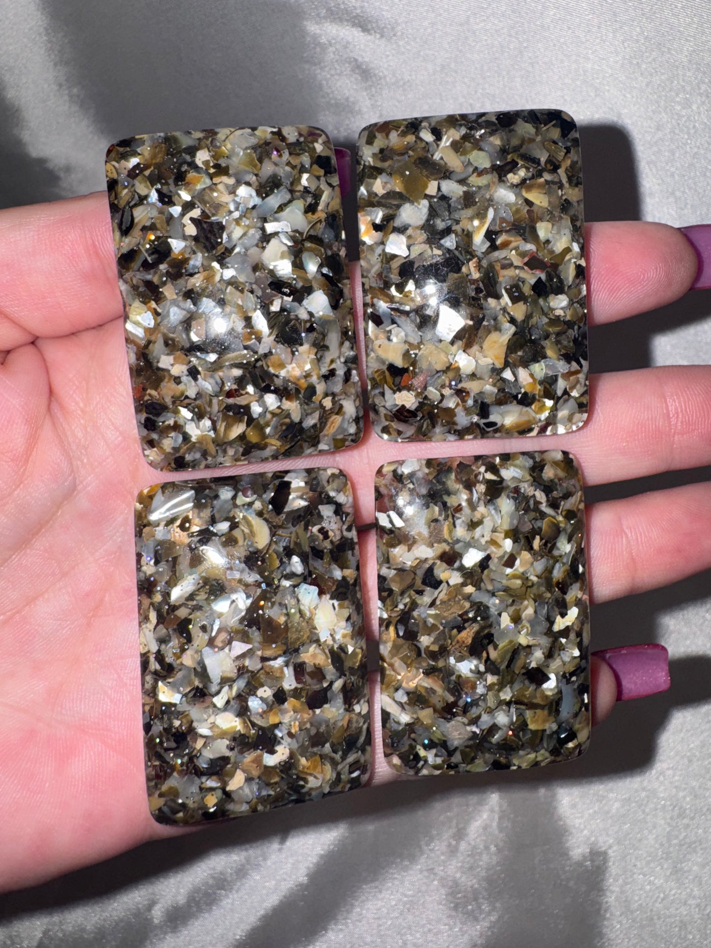 Shell Resin Large Pendant
