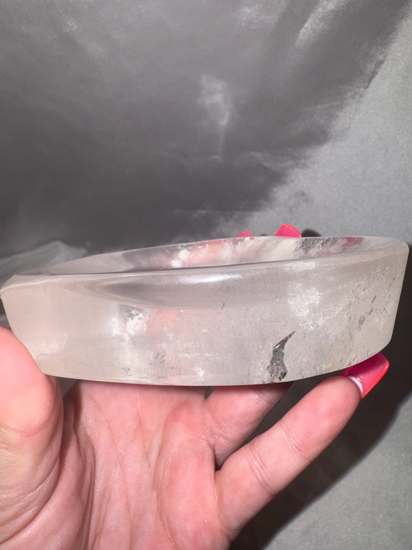 Clear Quartz Heart Bowl