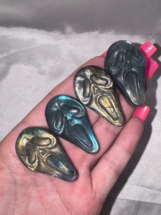 Labradorite Ghost Face
