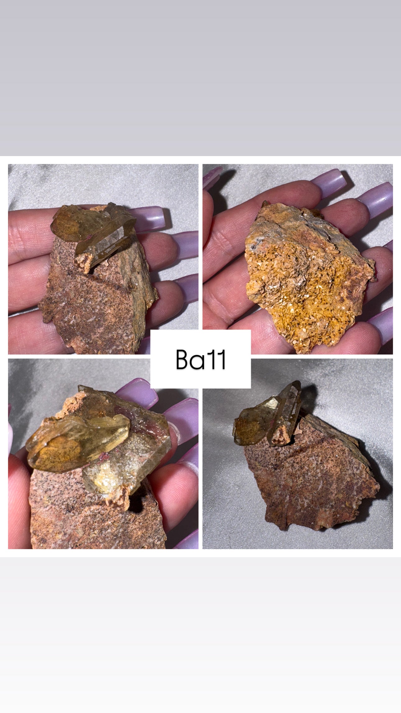 Golden Barite Specimen