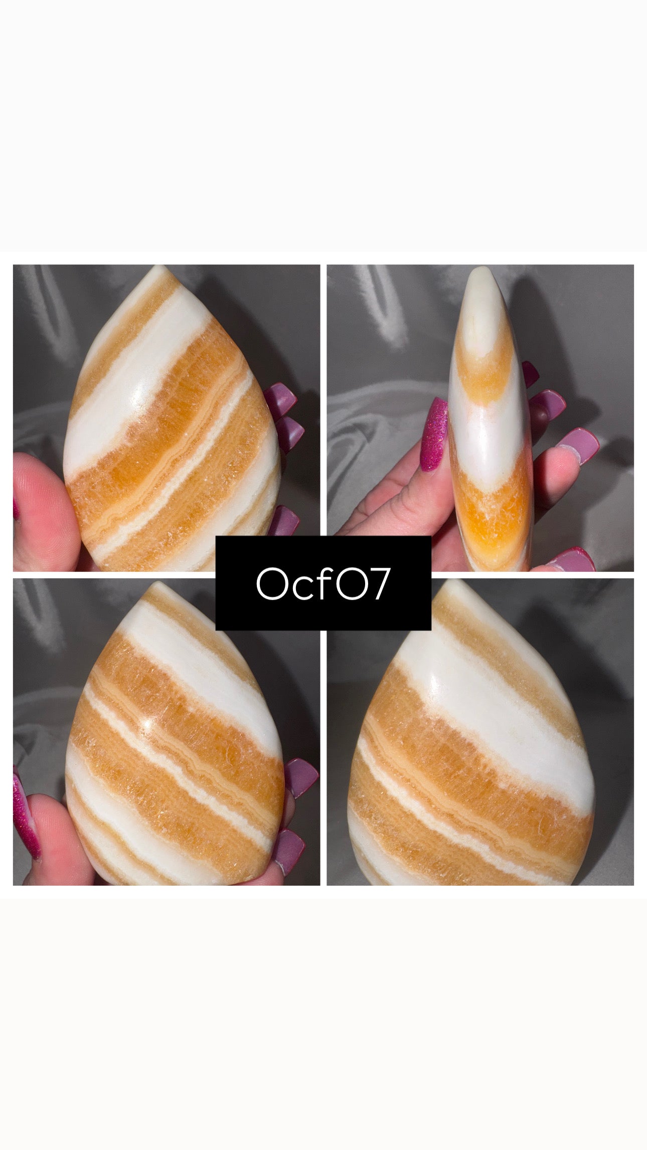 Orange Calcite Flame