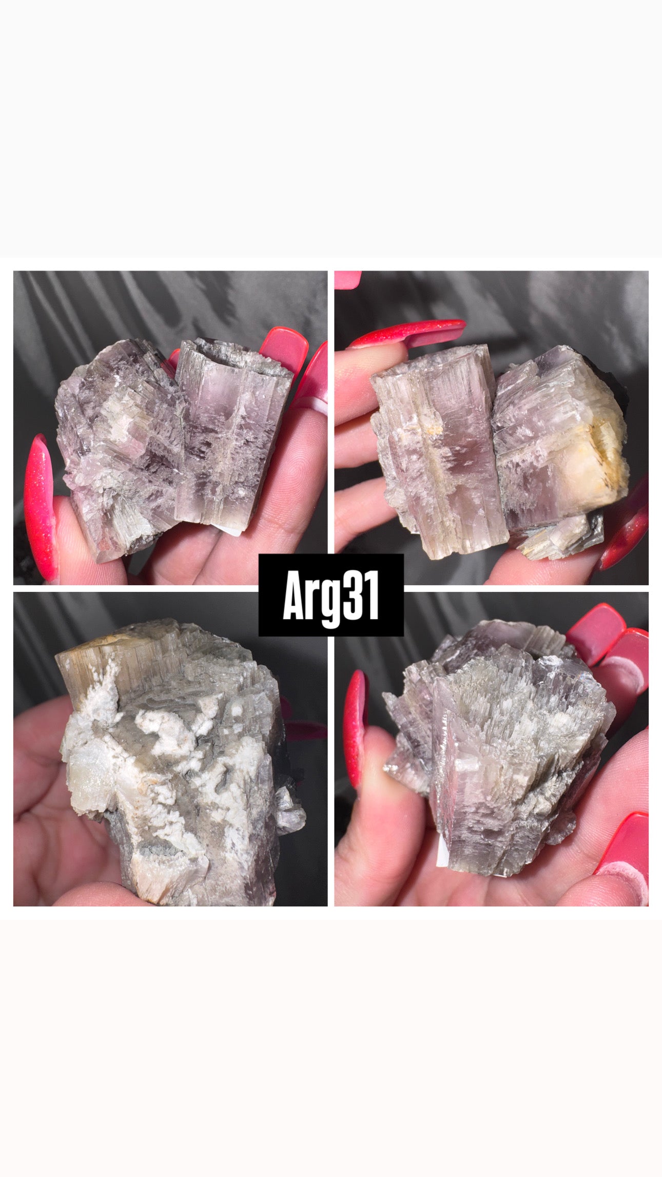 Purple Aragonite Cluster