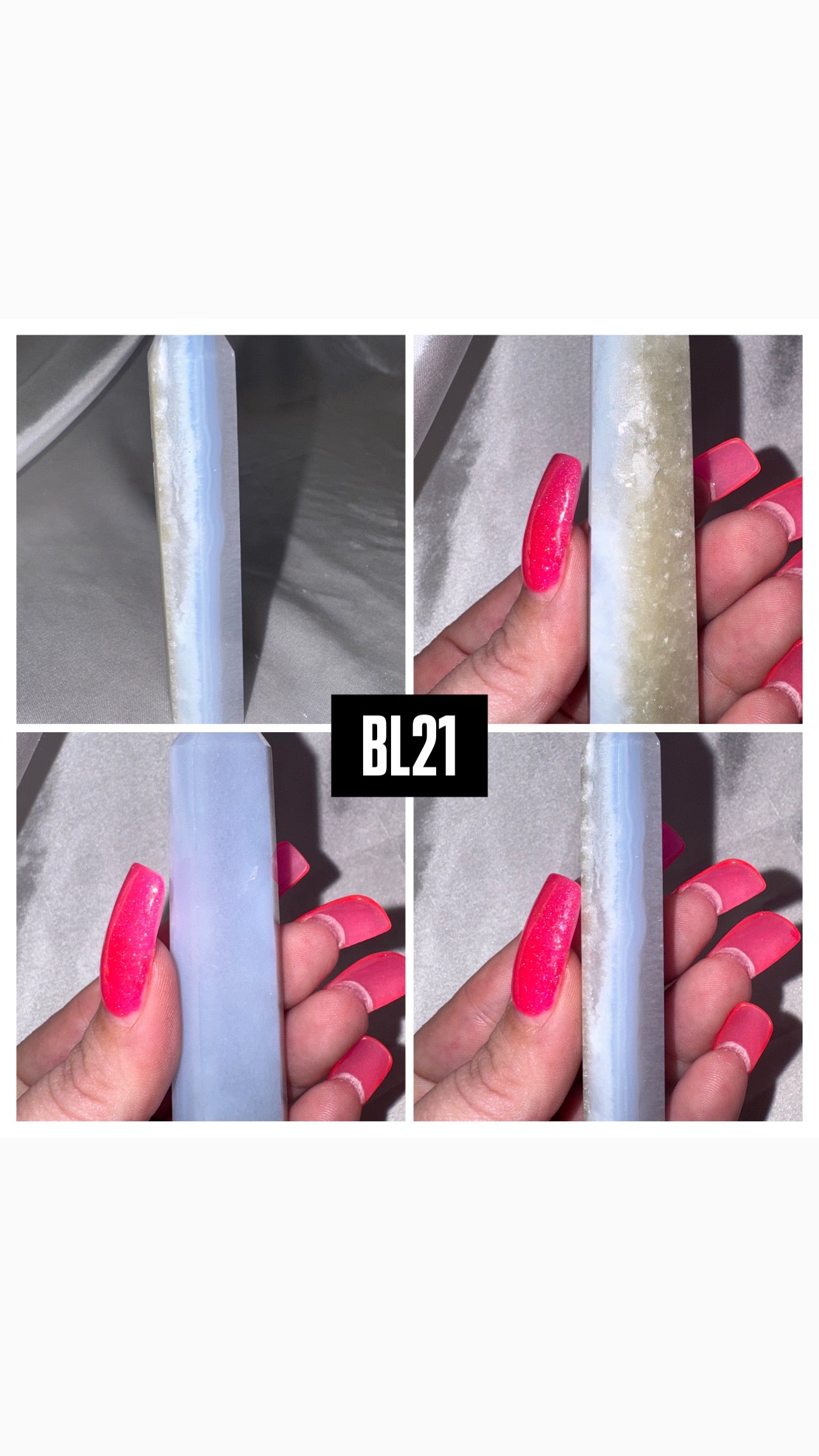 Blue Lace Agate Tower