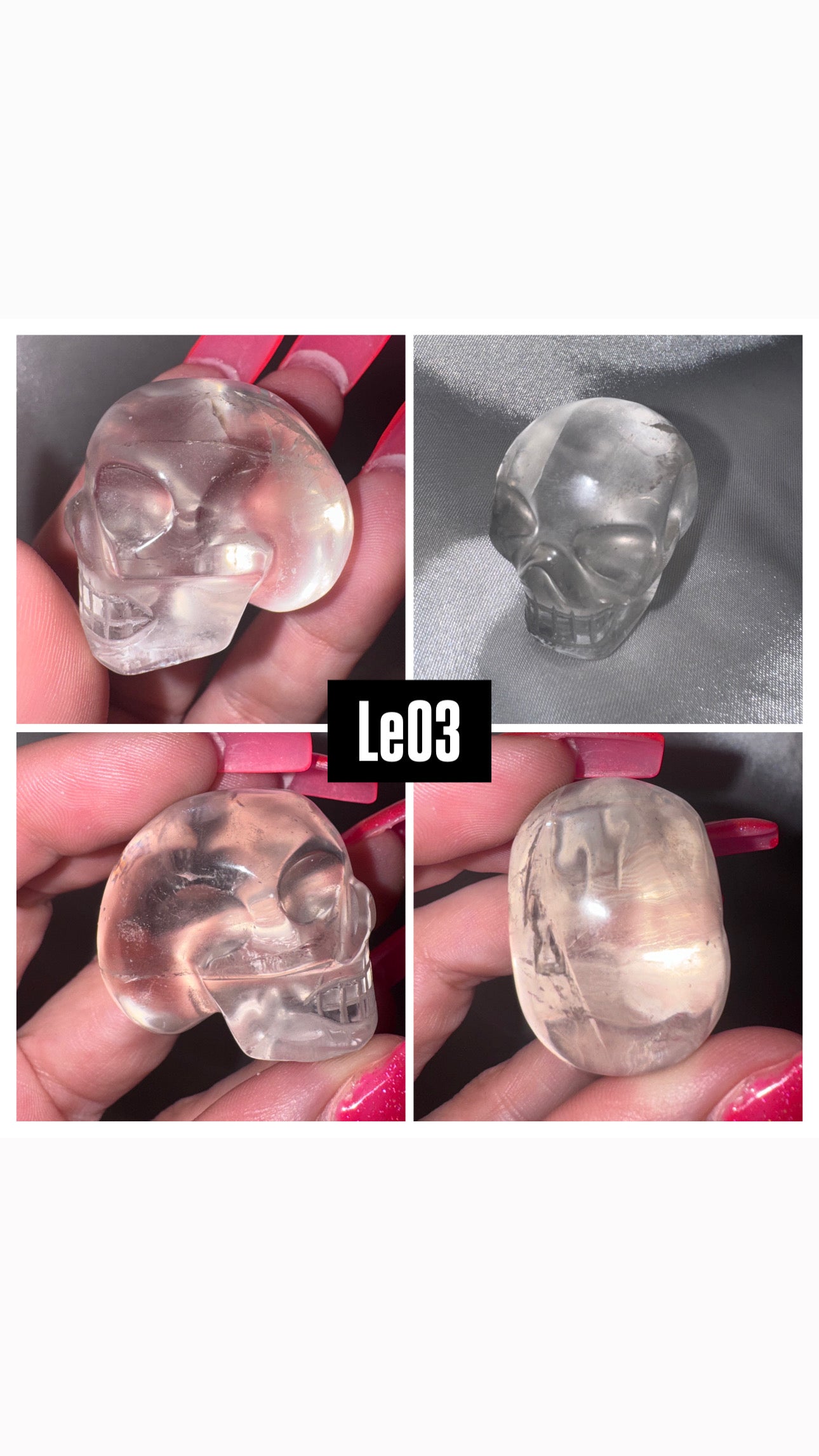 Lemurian Master Carved Skull