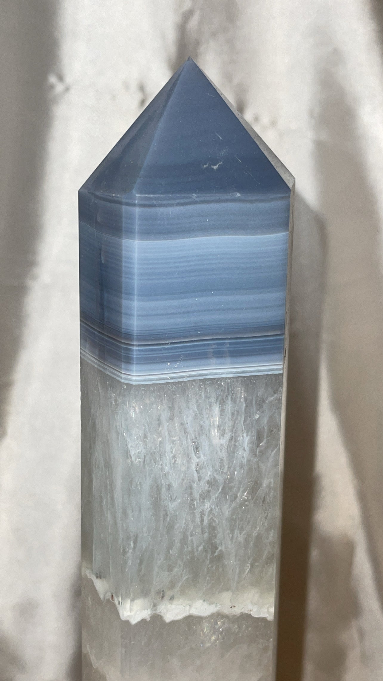 Blue Banded Agate XXL Tower