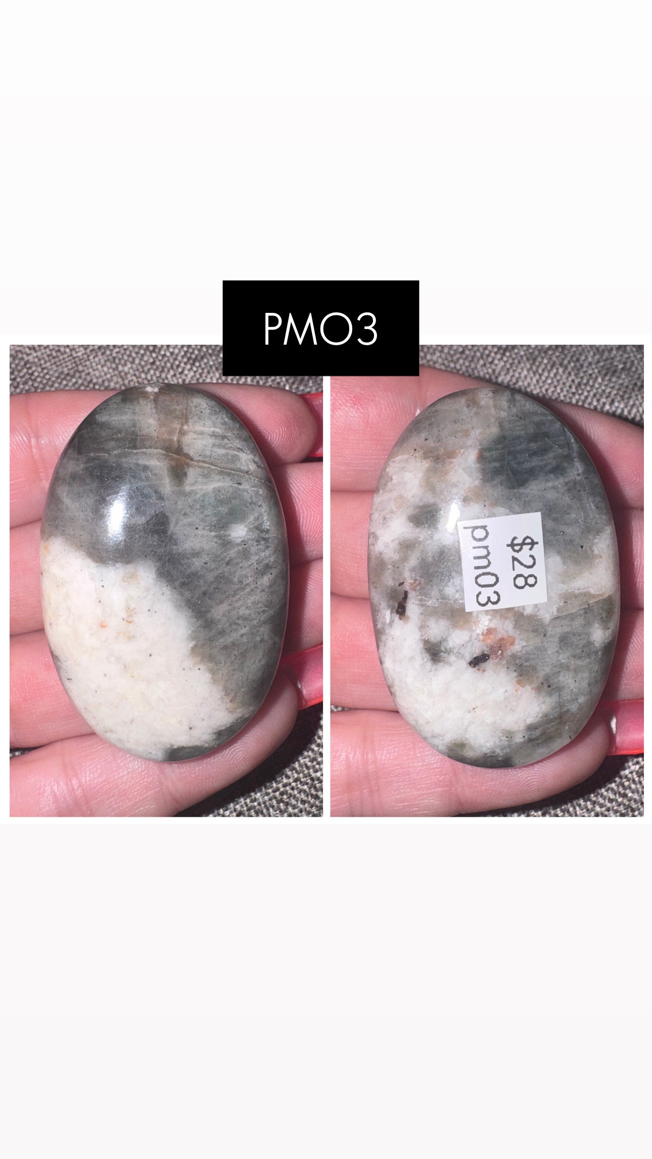 Polarity Moonstone Palmstone