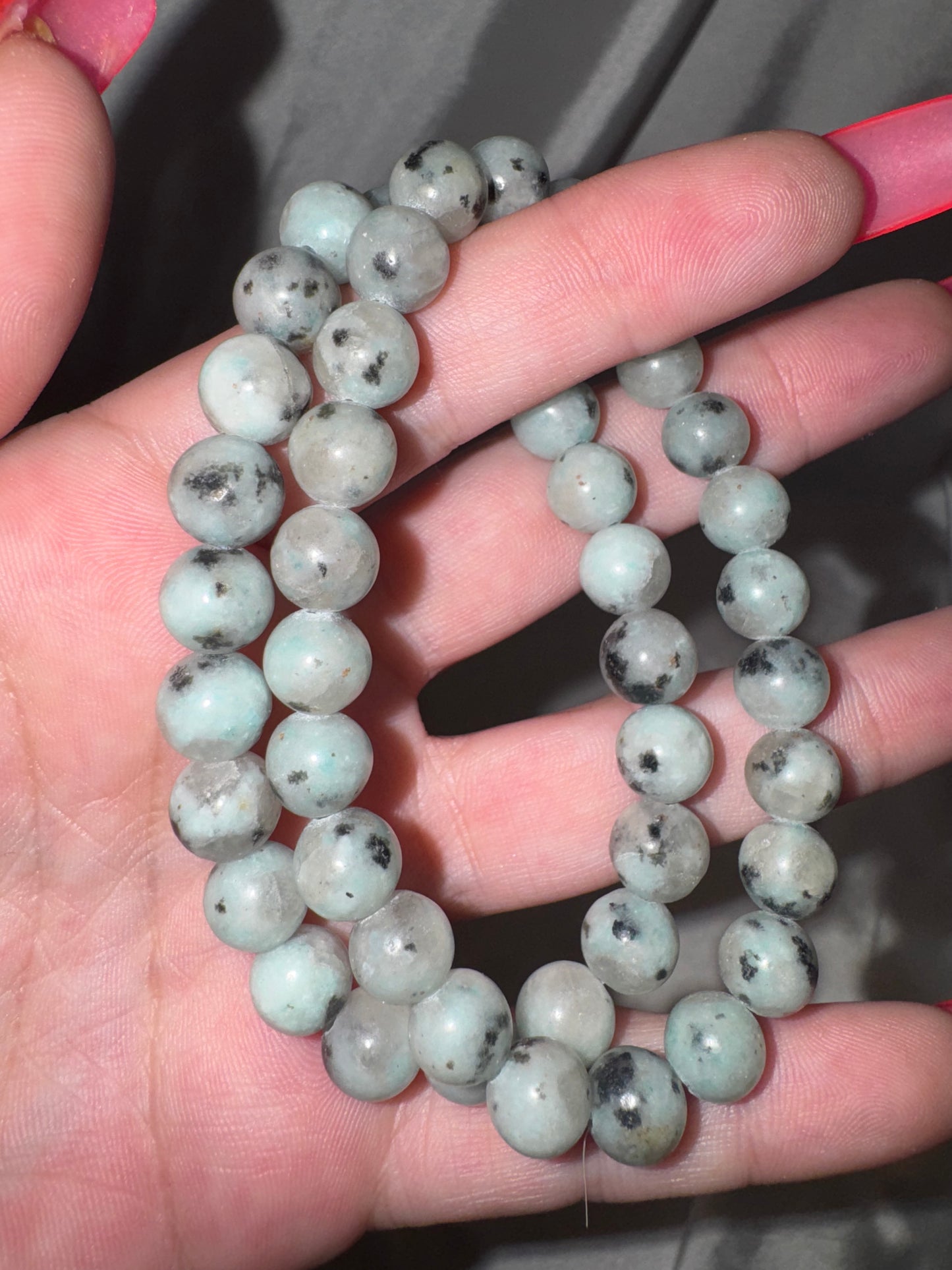 Kiwi Jasper 8mm Bracelet