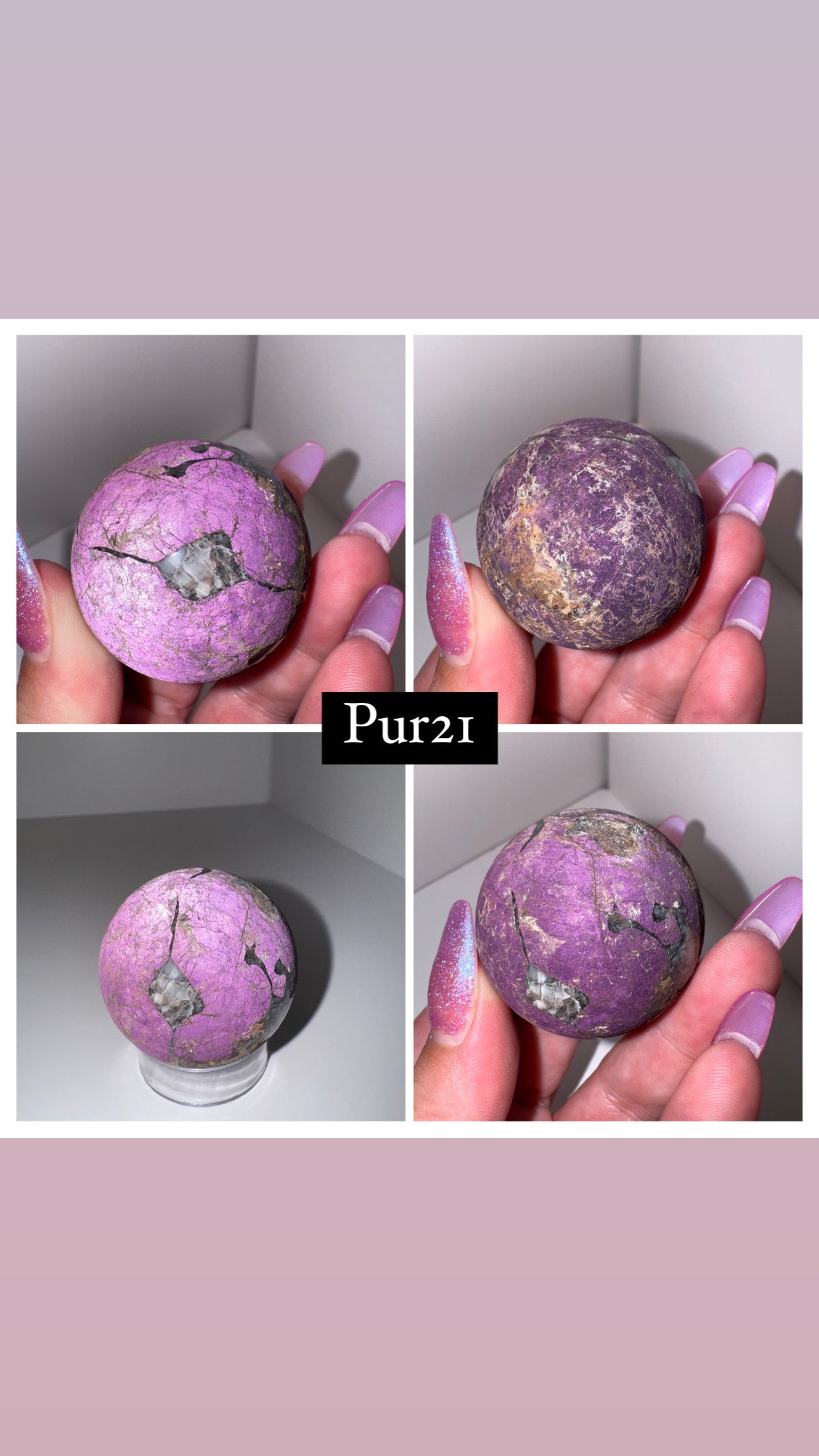 Purpurite Sphere