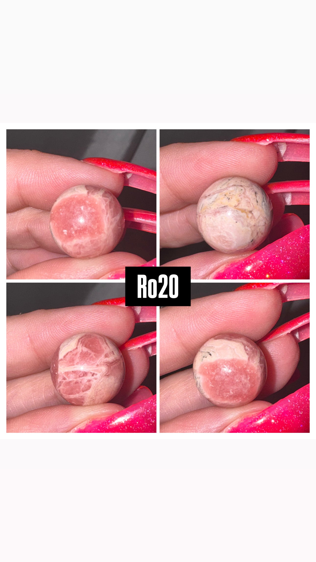Rhodochrosite Sphere