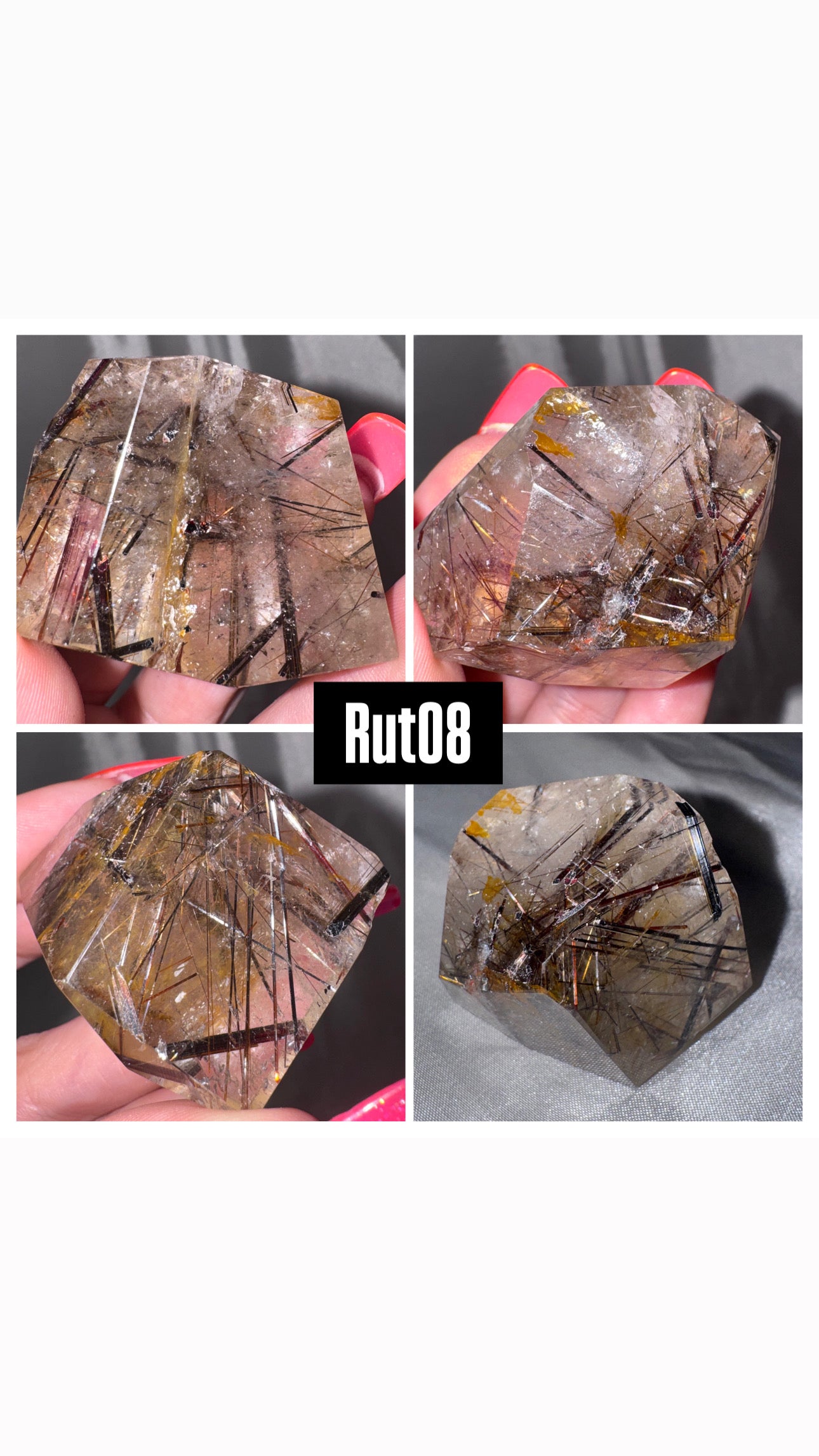 Rutile Quartz Freeform
