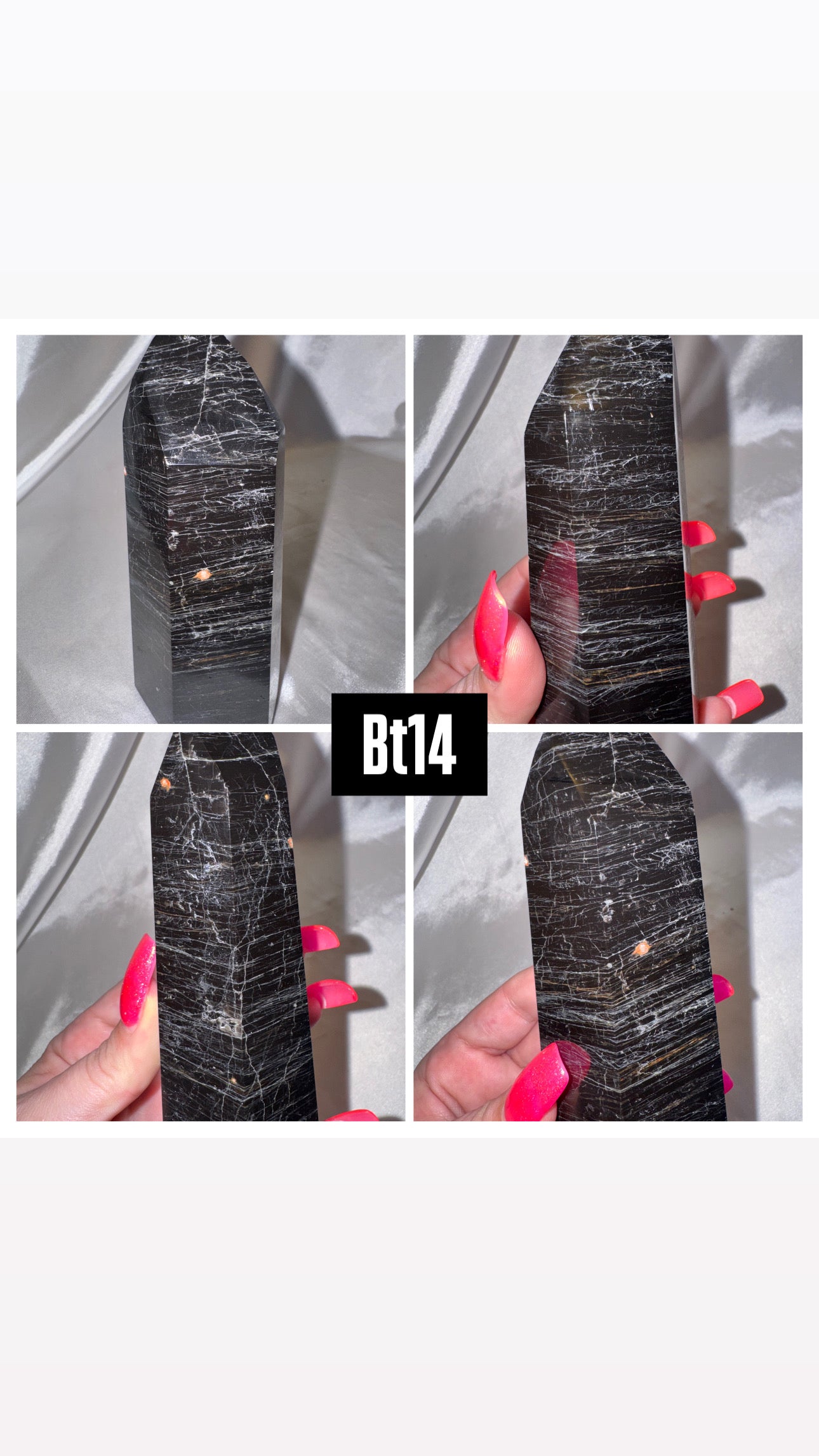 Black Tourmaline Large Tower