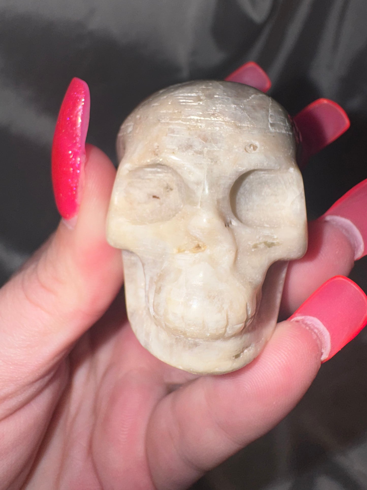 Sunstone Moonstone Skull (Last one!)