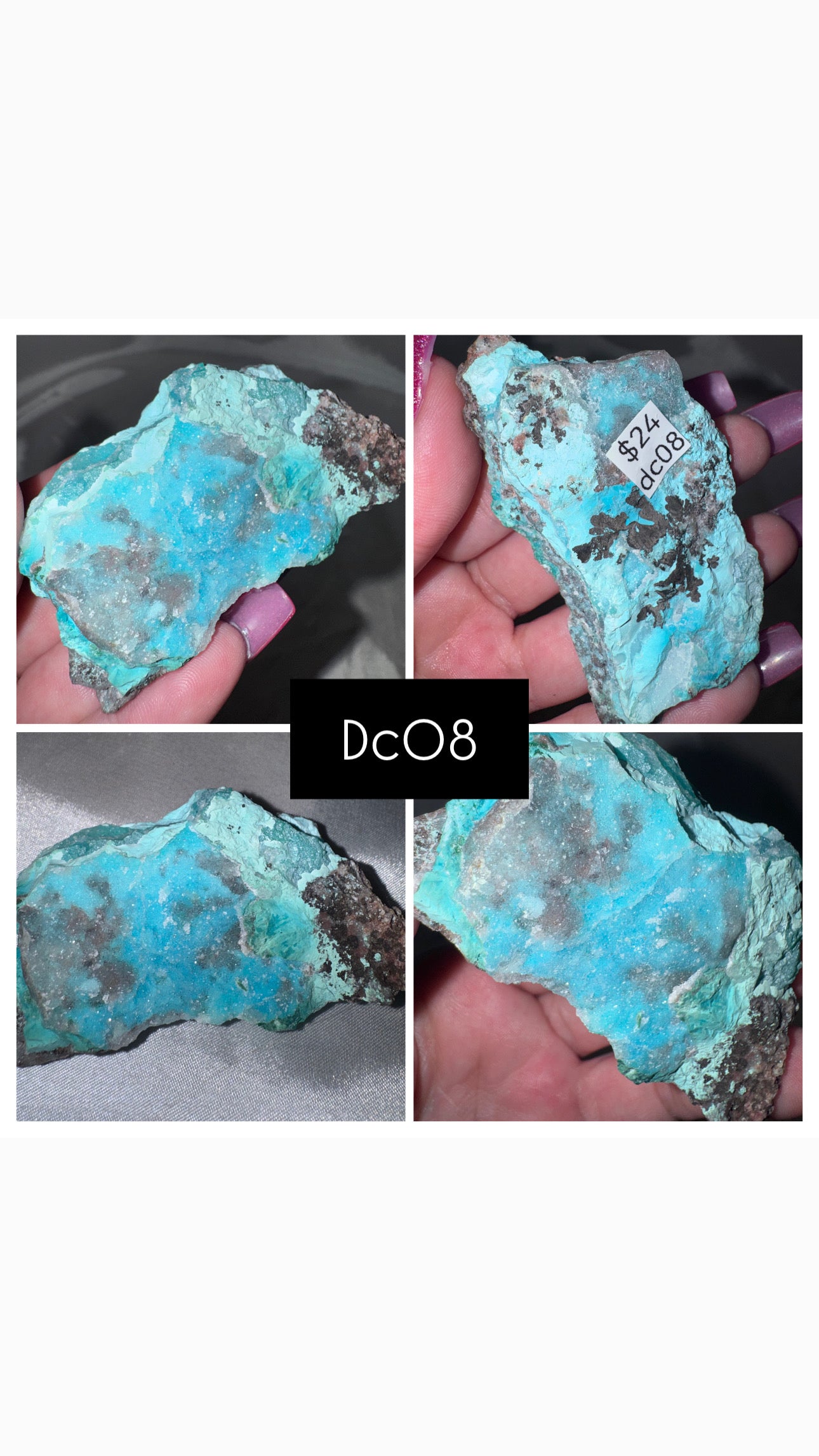 Blue Chrysocolla Specimen