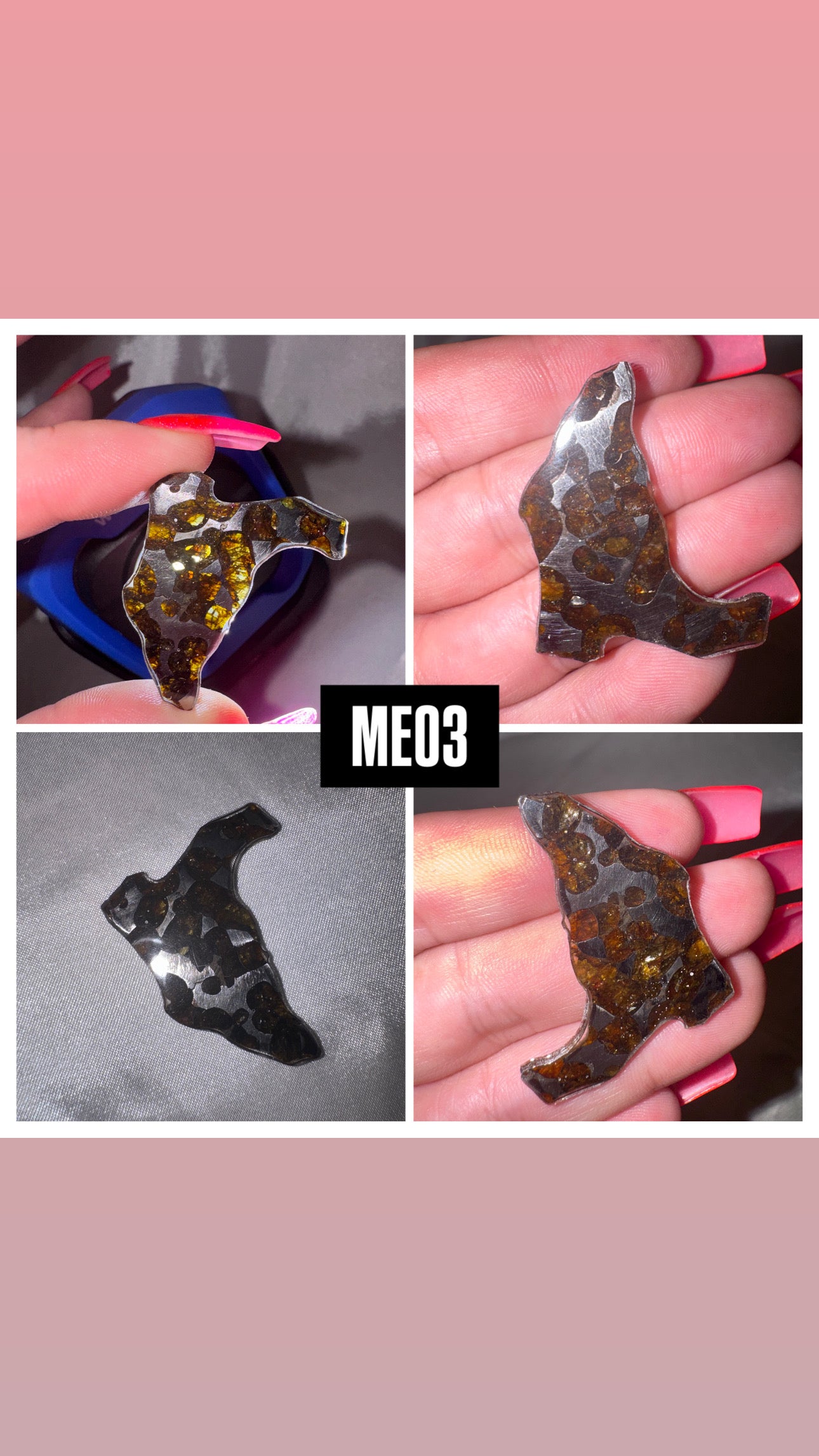 Olivine Meteroid Rare (last 2!)