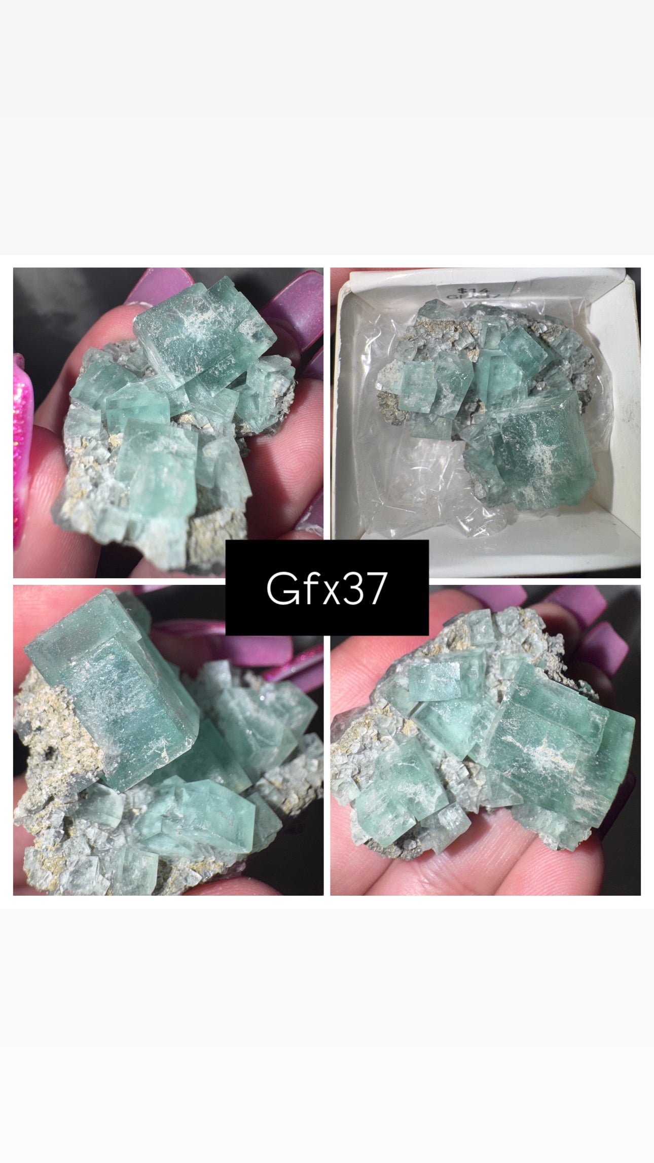 Green Cubic Fluorite Specimen