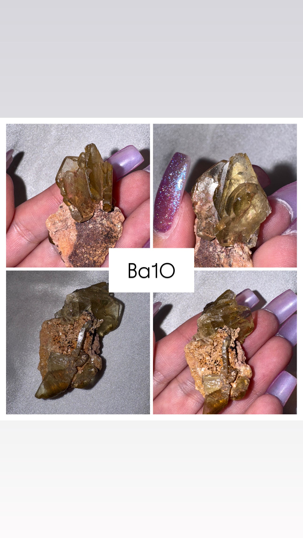 Golden Barite Specimen