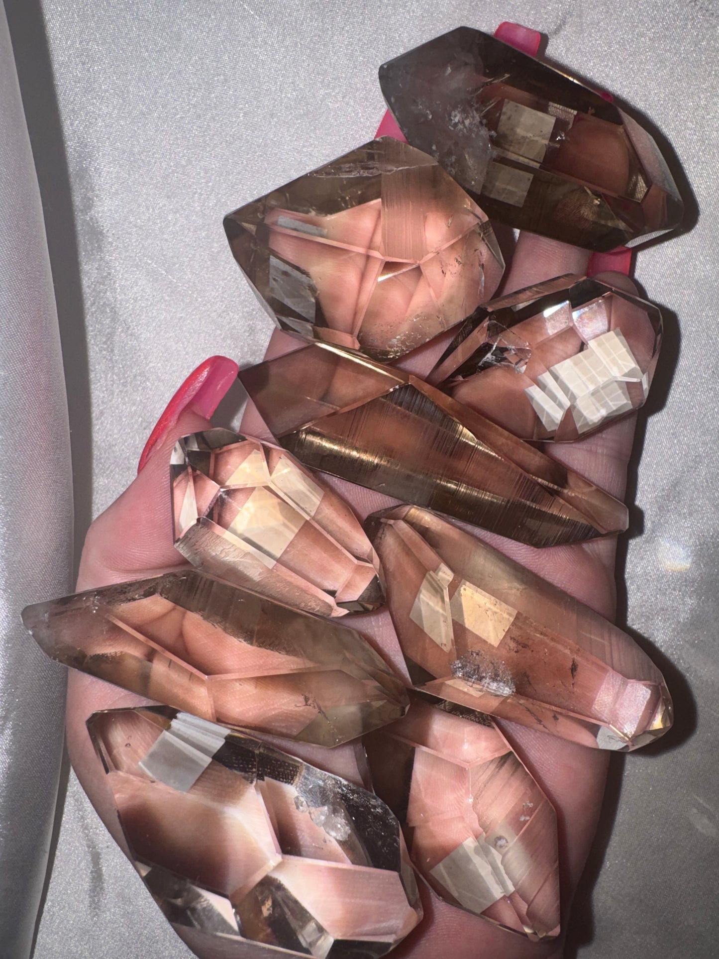 Smoky Lemurian AAA Semi Polished Point