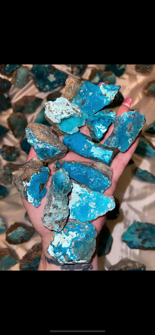 Blue Chrysocolla Specimen