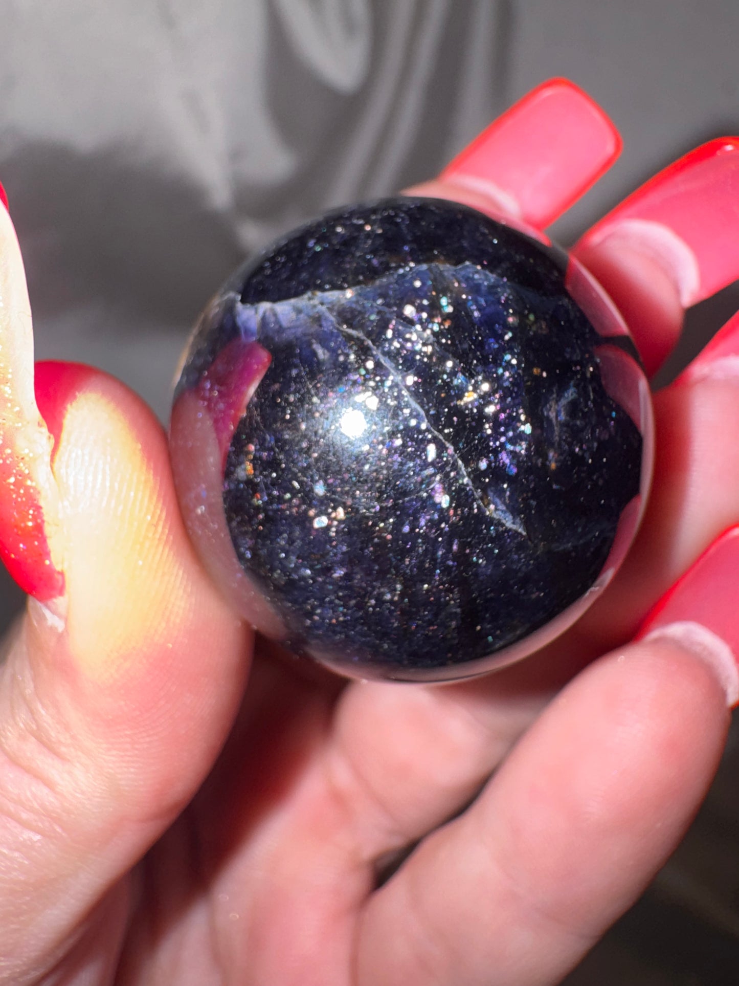 Iolite Sunstone AAA Sphere (last one!)