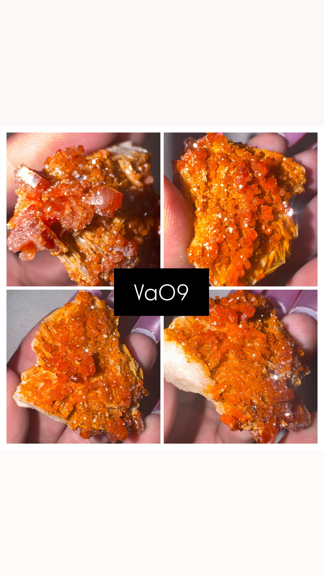 Vanadinite on Barite