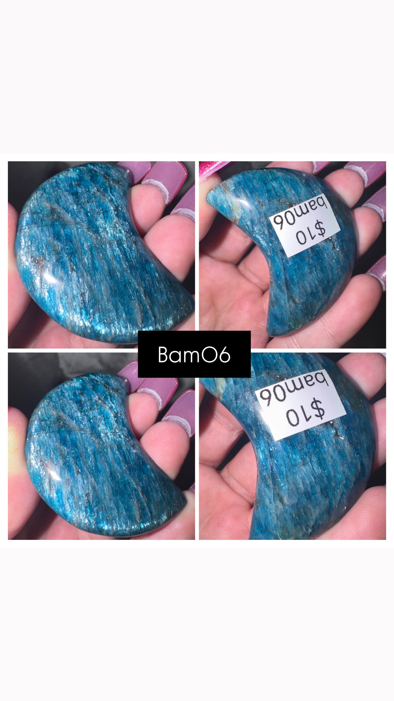 Blue Apatite Moon