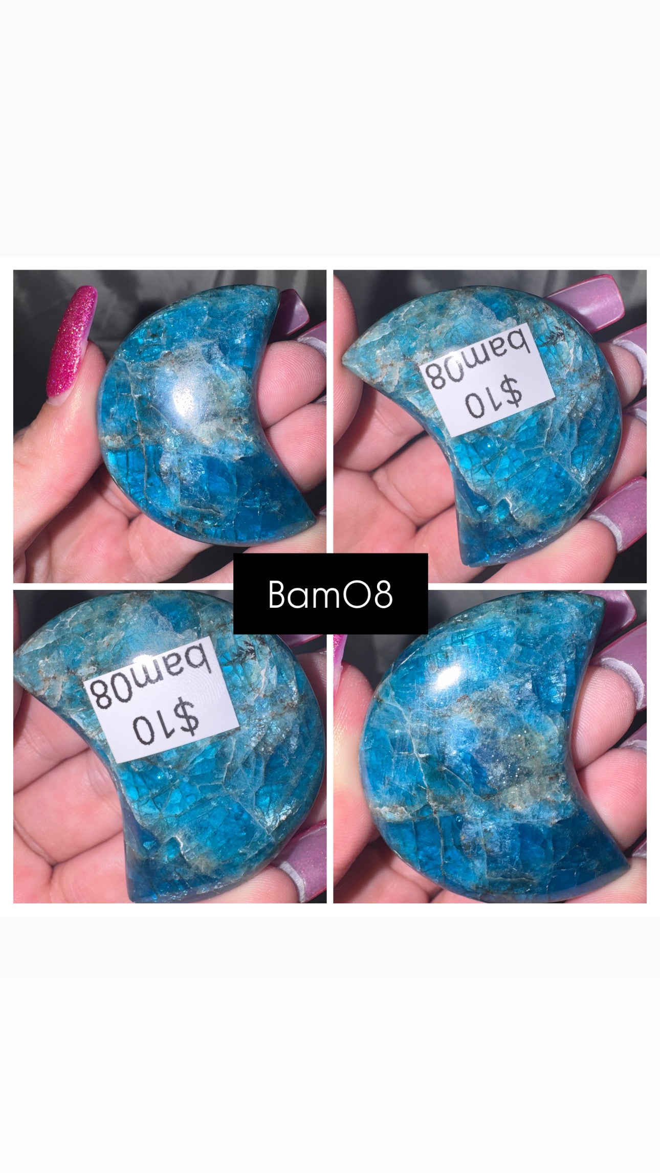 Blue Apatite Moon