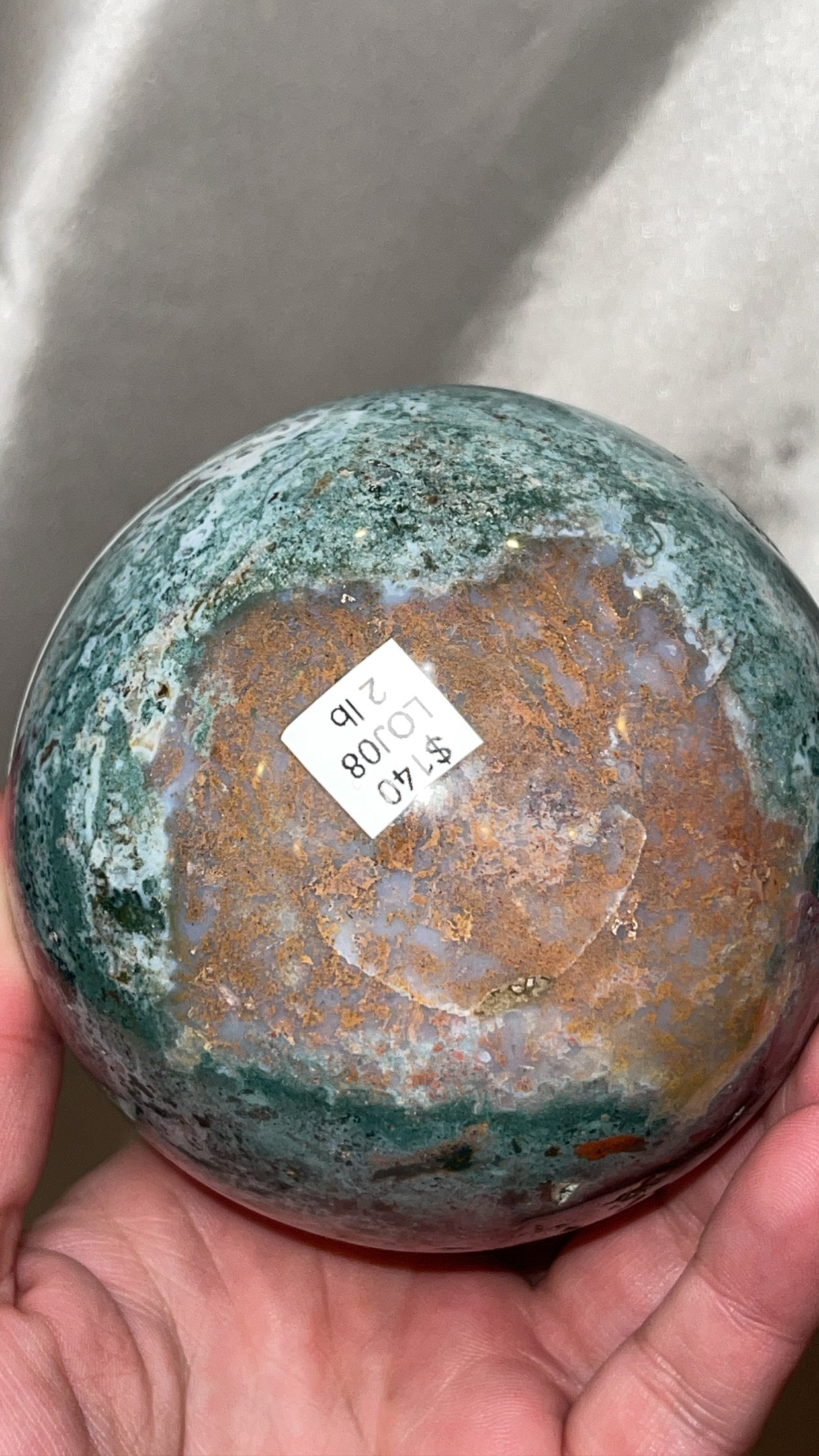 Ocean Jasper AAA XL Sphere (88mm)