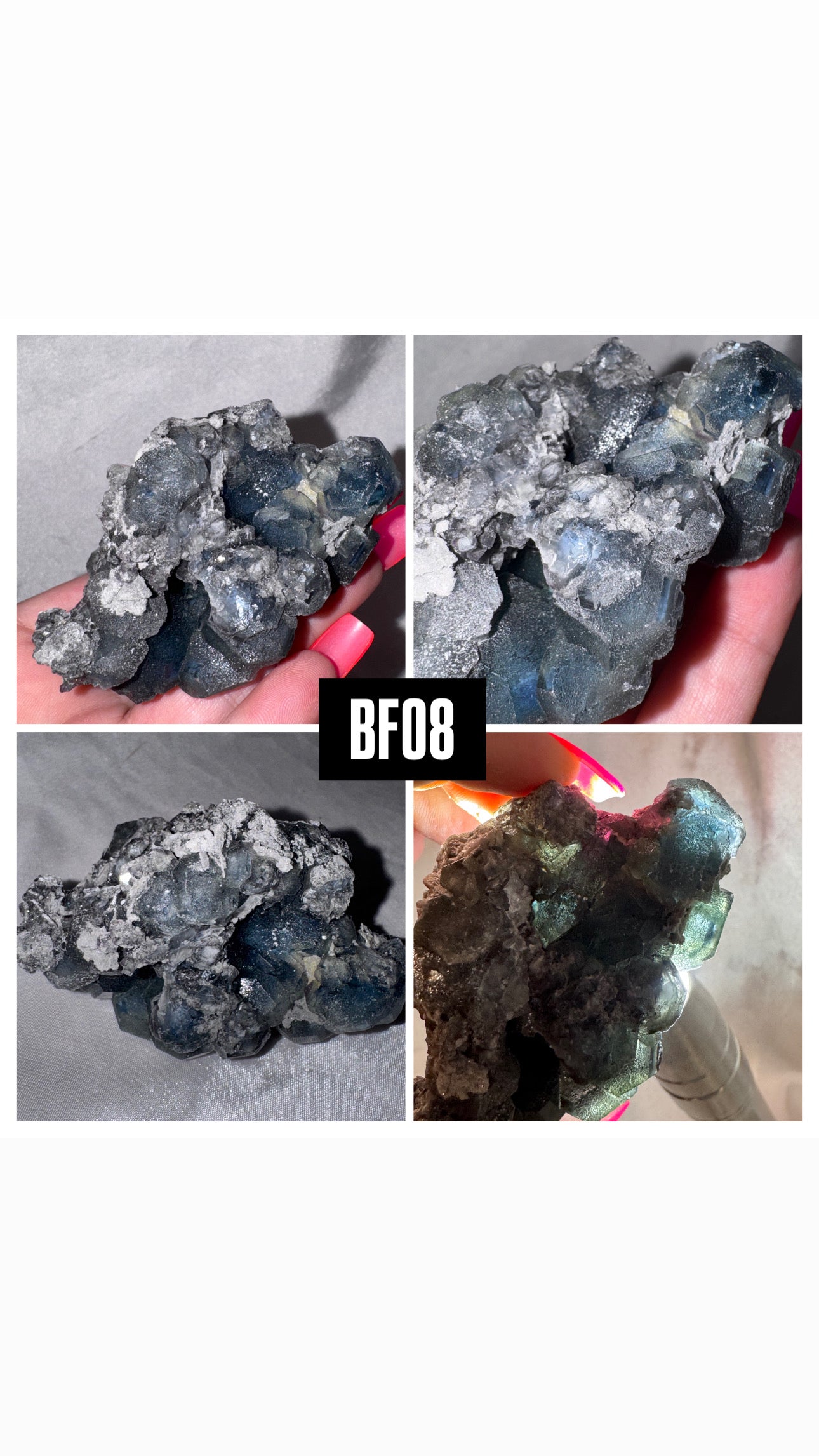 Blue Fluorite Specimen