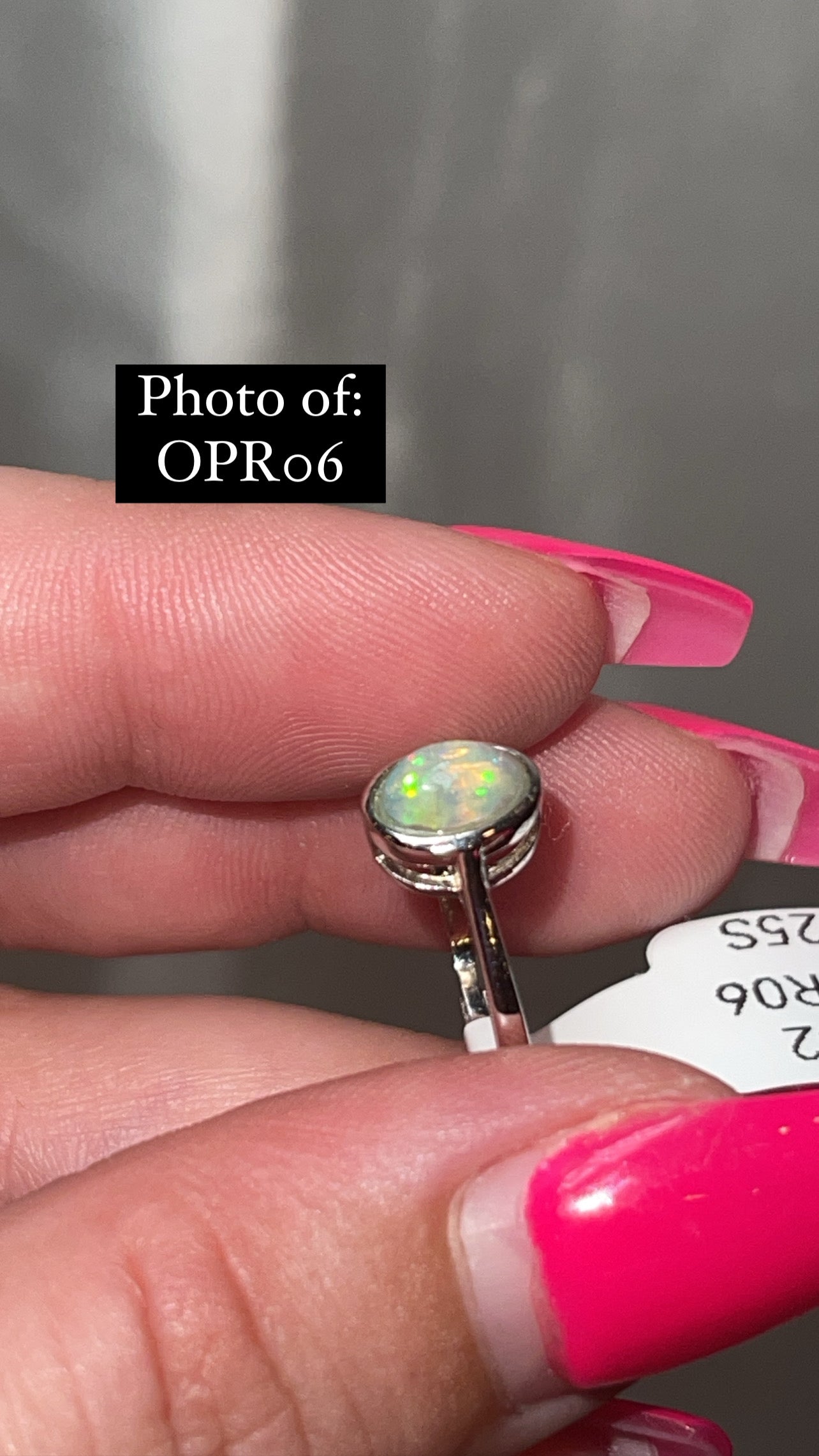 Ethiopian Welo Opal 925 Sterling Silver Adjustable Ring (Choose Your Own)