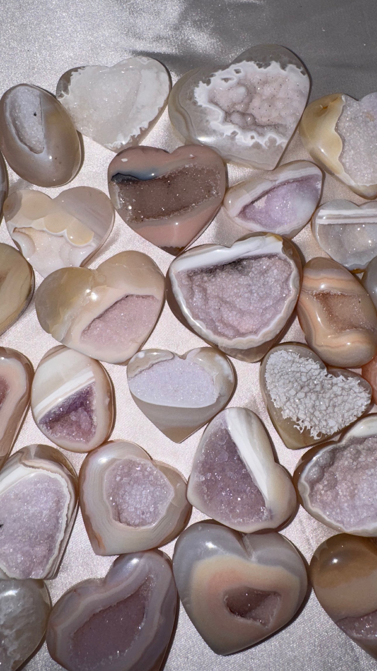 Druzy Agate Heart