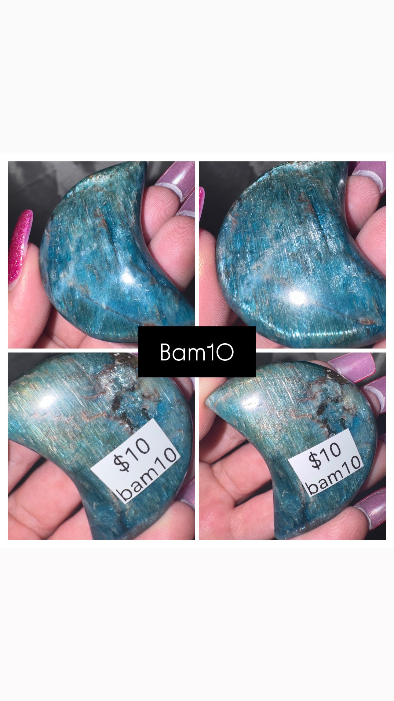 Blue Apatite Moon