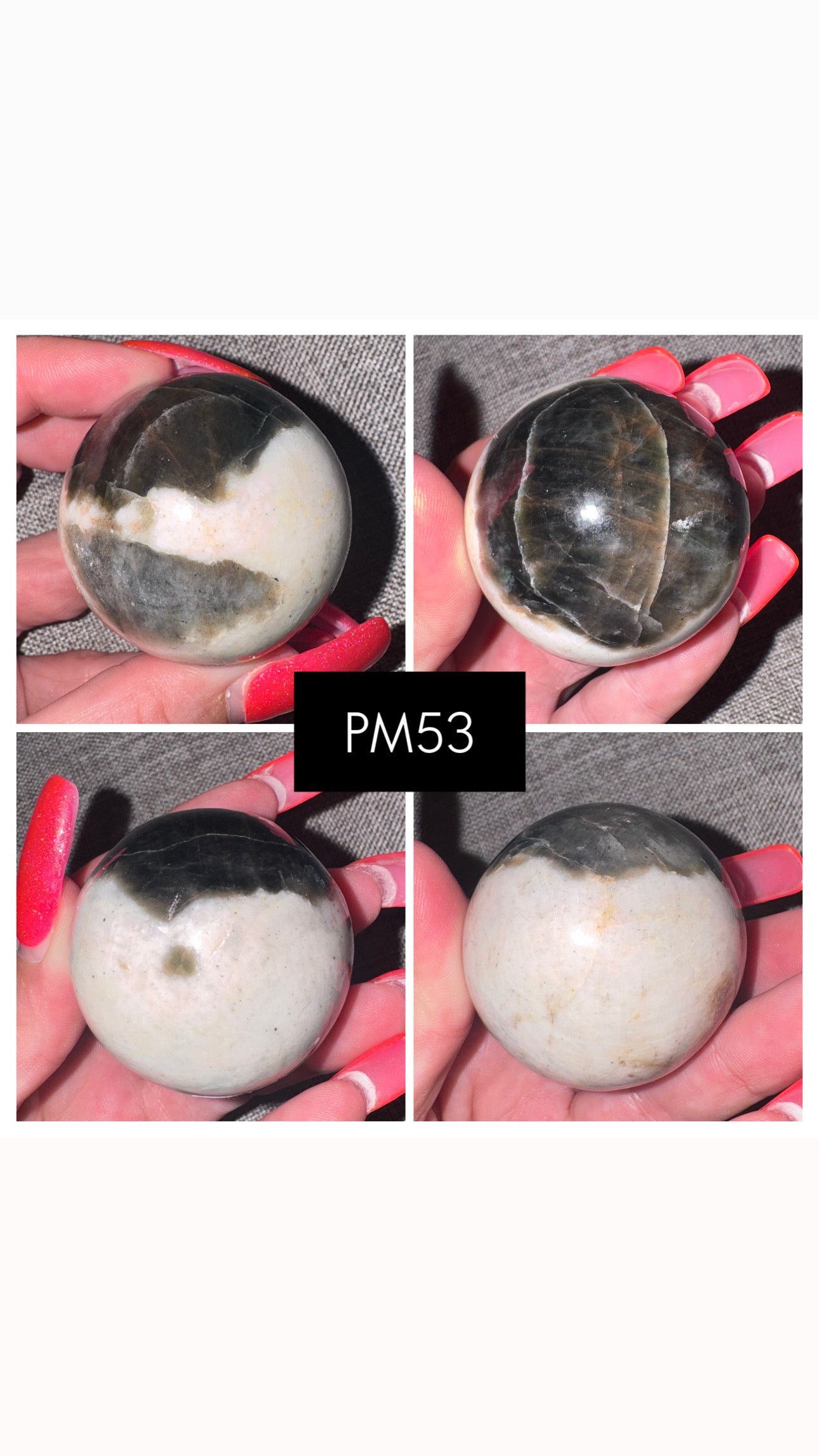 Polarity Moonstone Sphere
