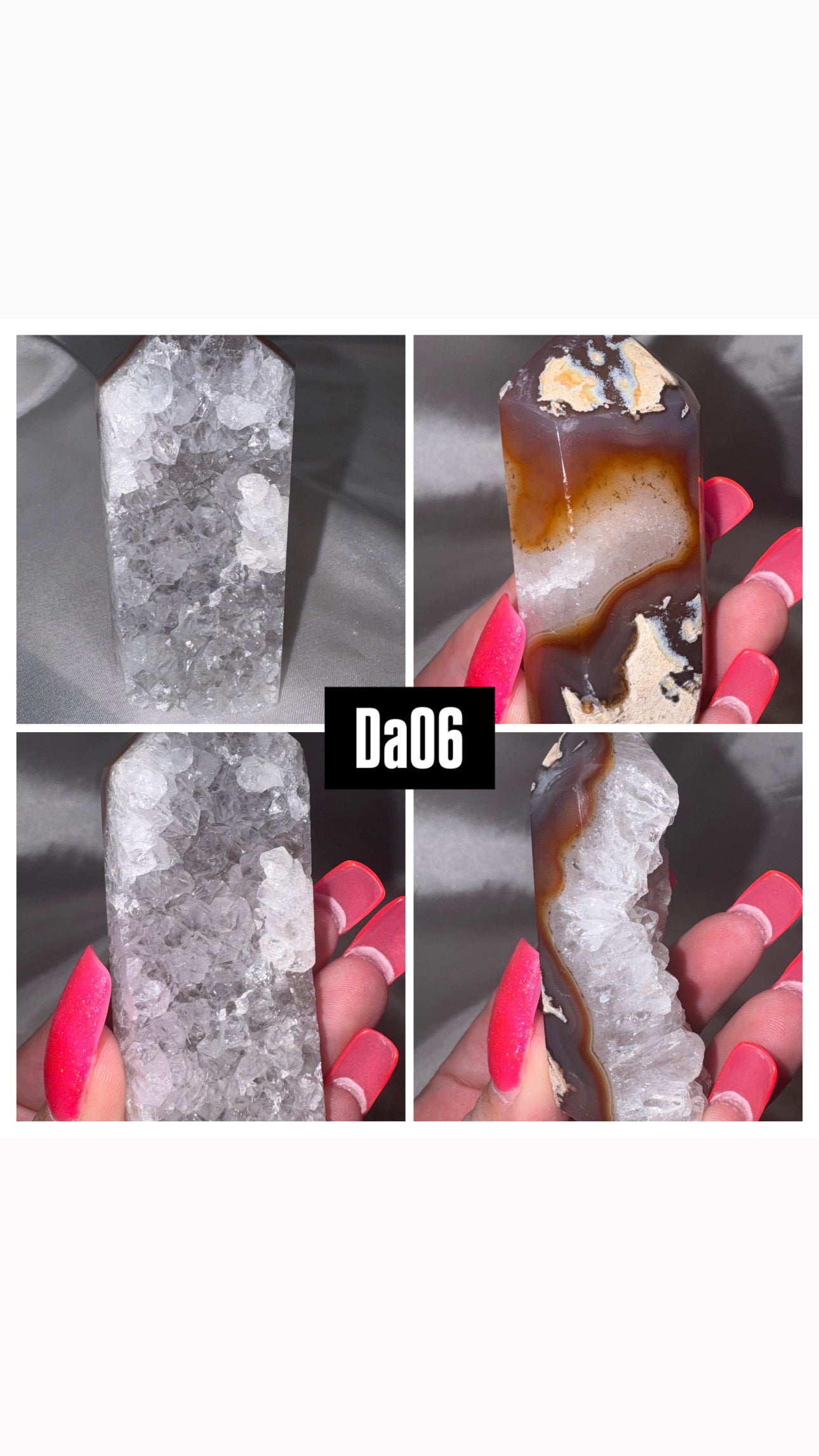 Druzy Agate Tower