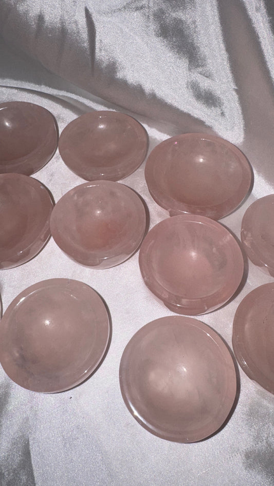 Star Rose Quartz Bowl