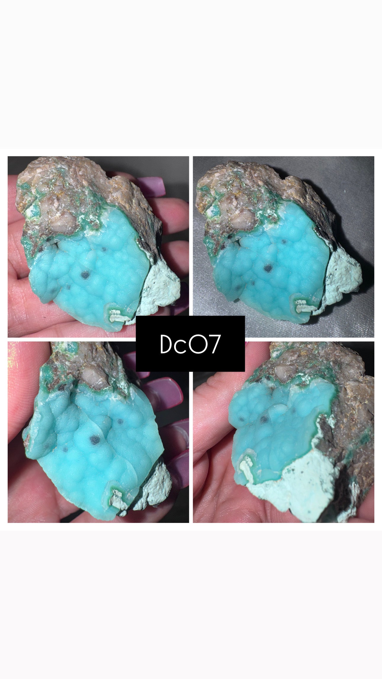 Blue Chrysocolla Specimen