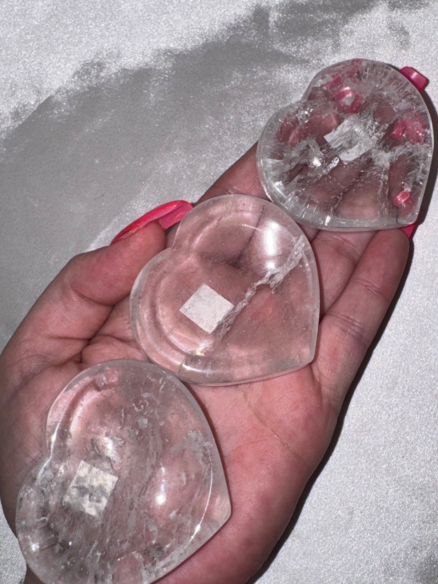 Clear Quartz Small Heart Bowl