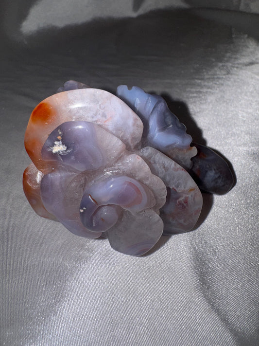 Blue Flower Agate AAA Large Flower