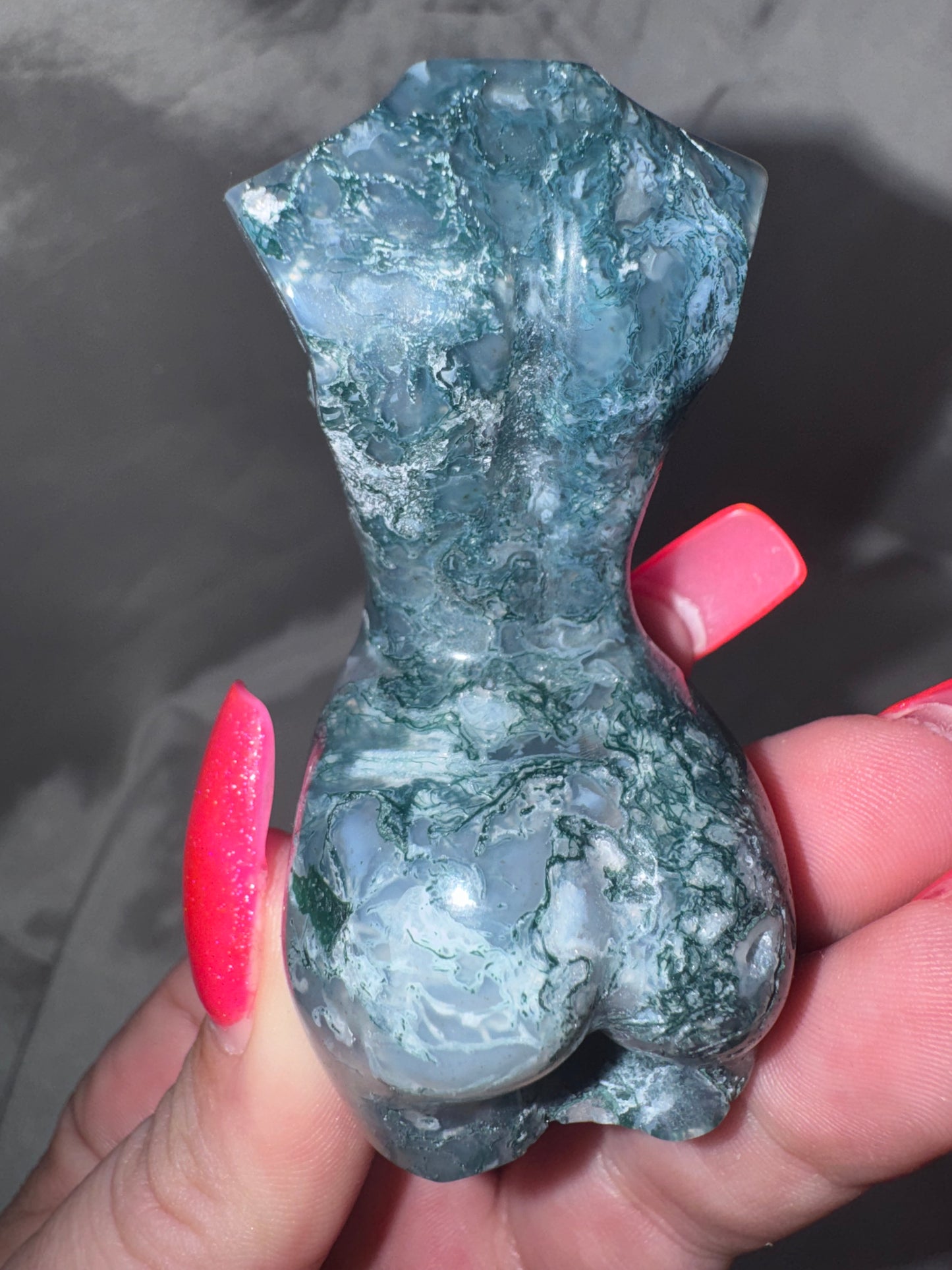 Moss Agate Large Goddess Body (last one!)