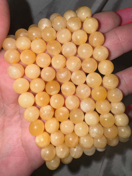 Orange Calcite 8mm Bracelet