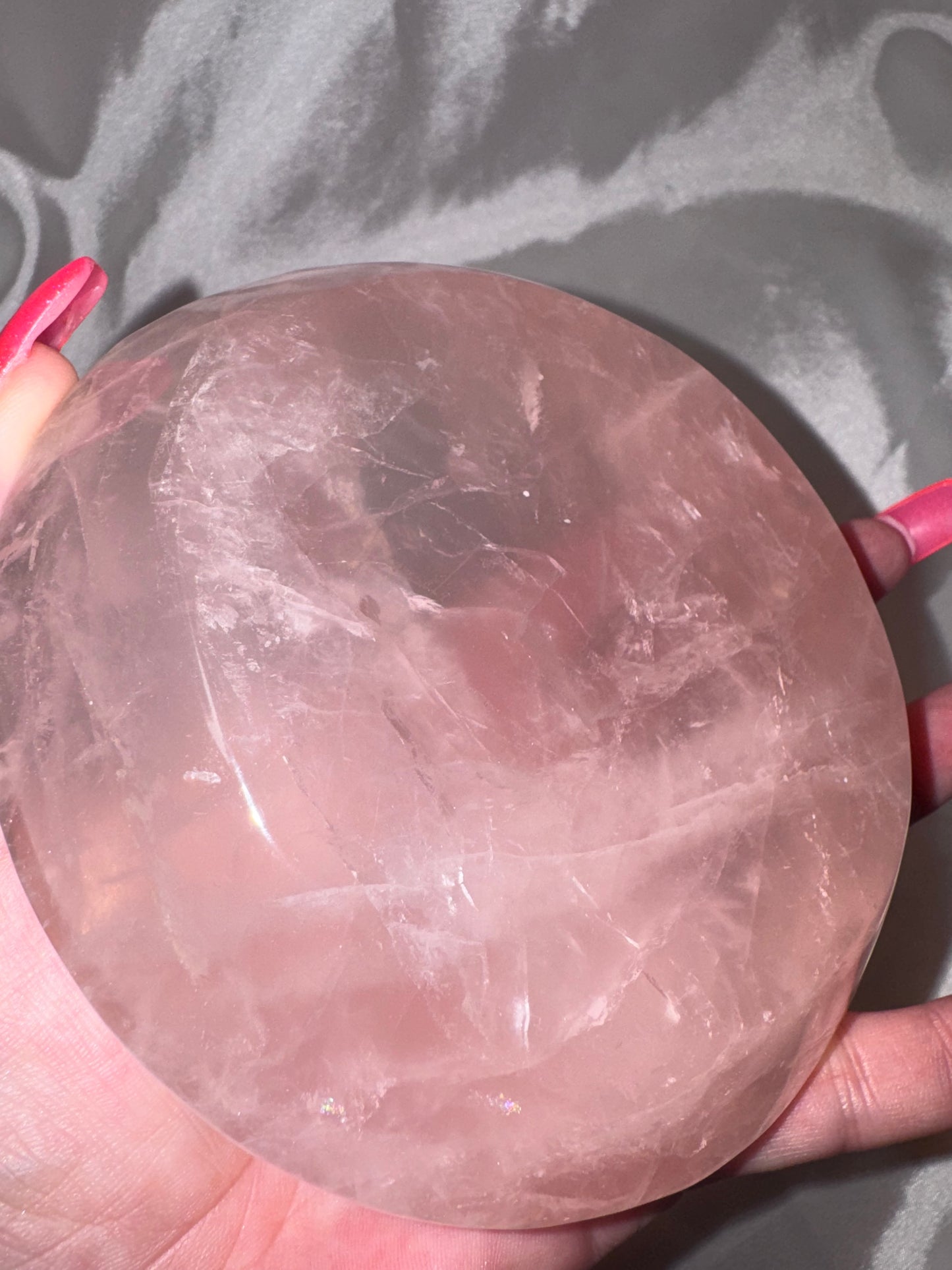 Rose Quartz AAA XL Mug, Spoon, Plate Set