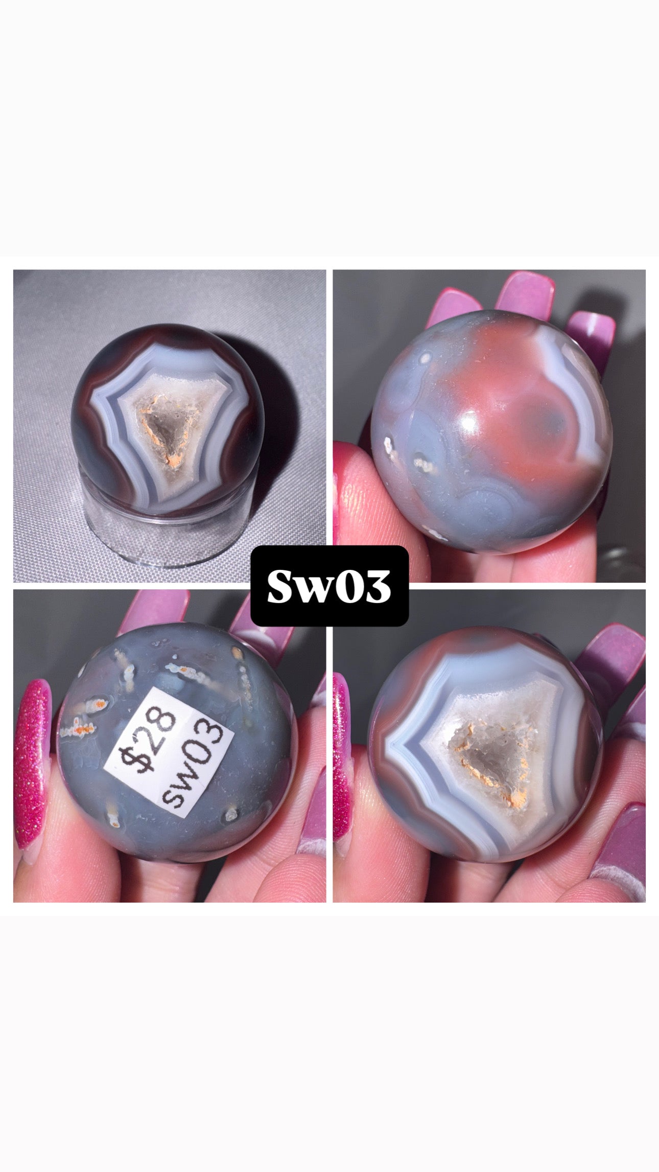 Swazi Agate Sphere