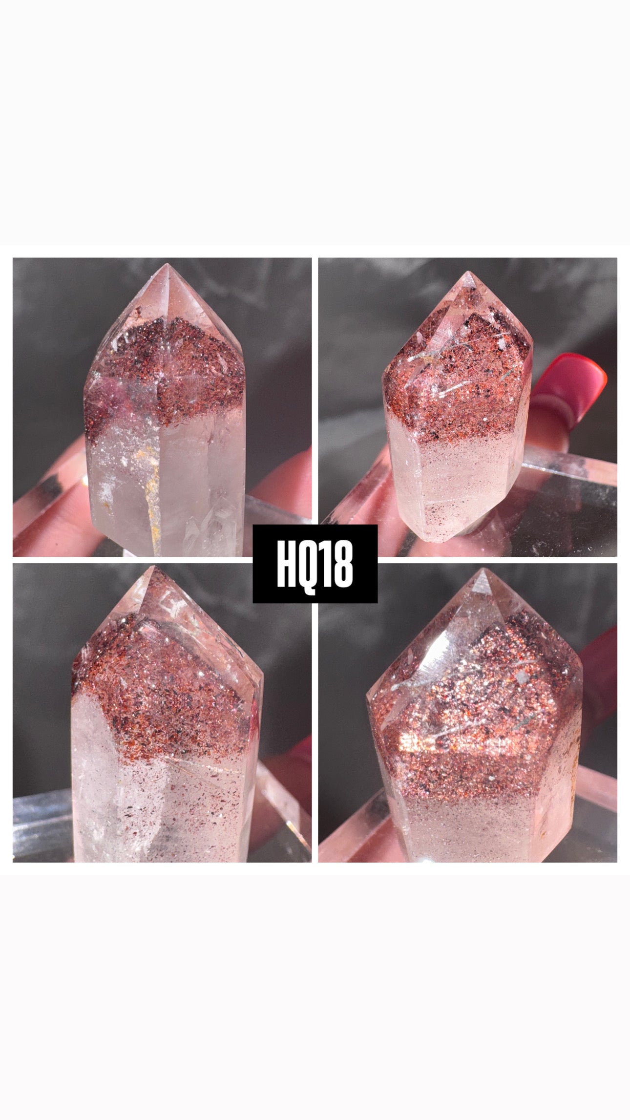 Harlequin Quartz AAA Point