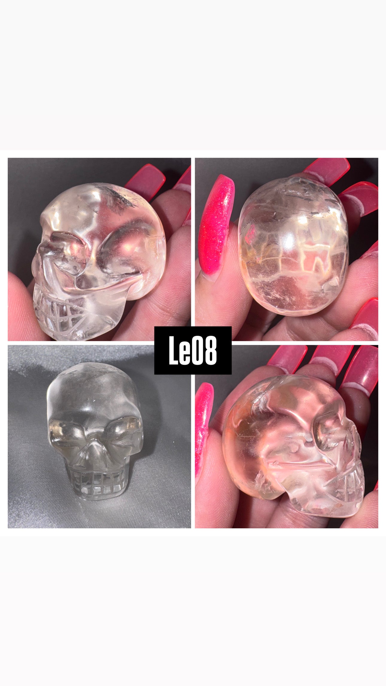 Lemurian Master Carved Skull