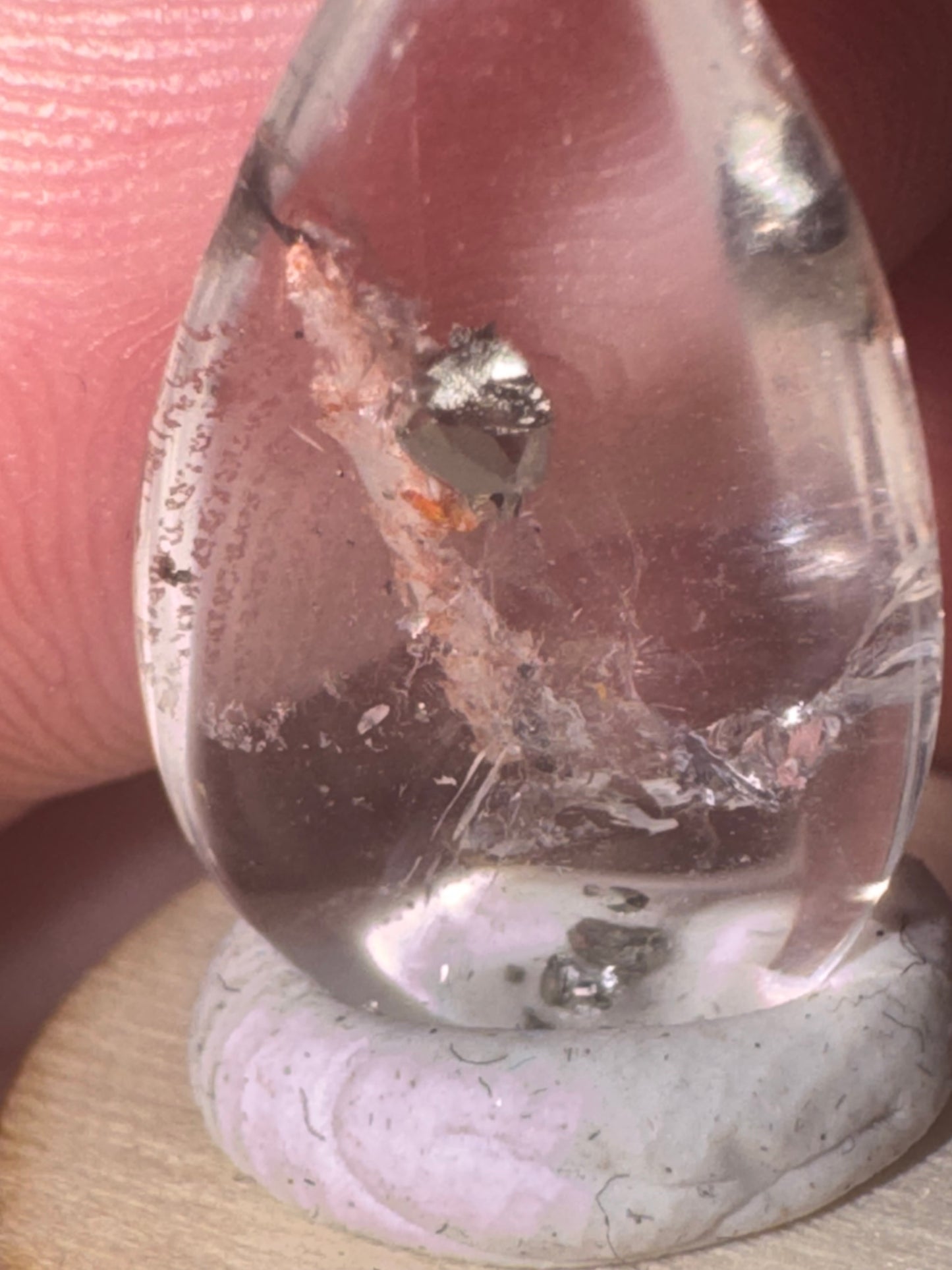 Pyrite include Quartz Rare